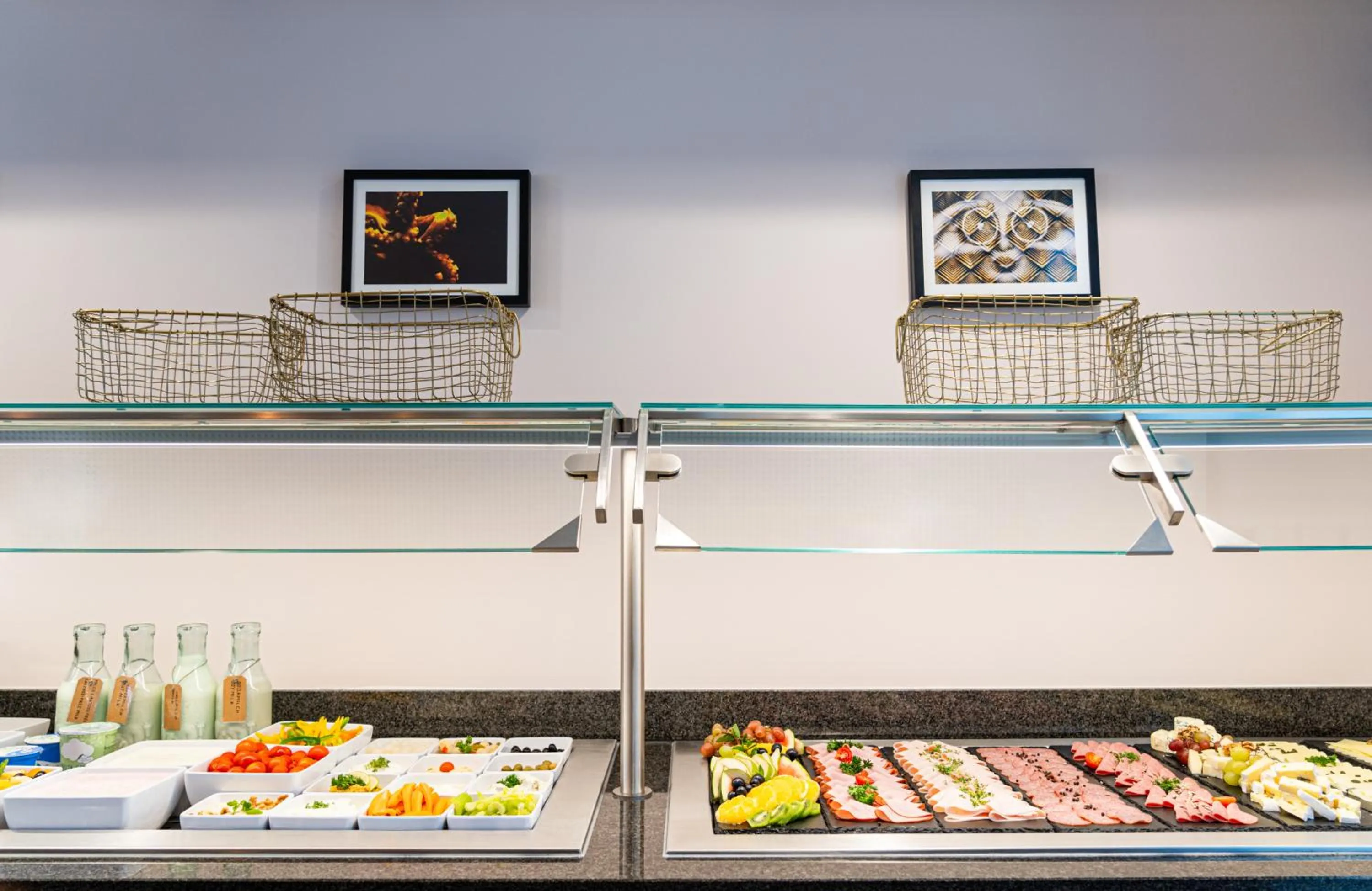 Buffet breakfast in Leonardo Boutique Hotel Linz City Center