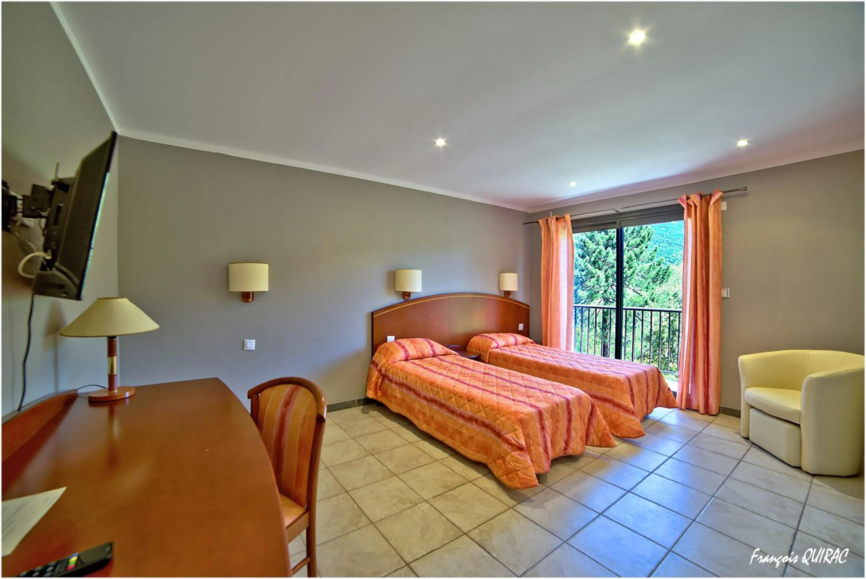 Mountain view in Auberge des Deux Sorru