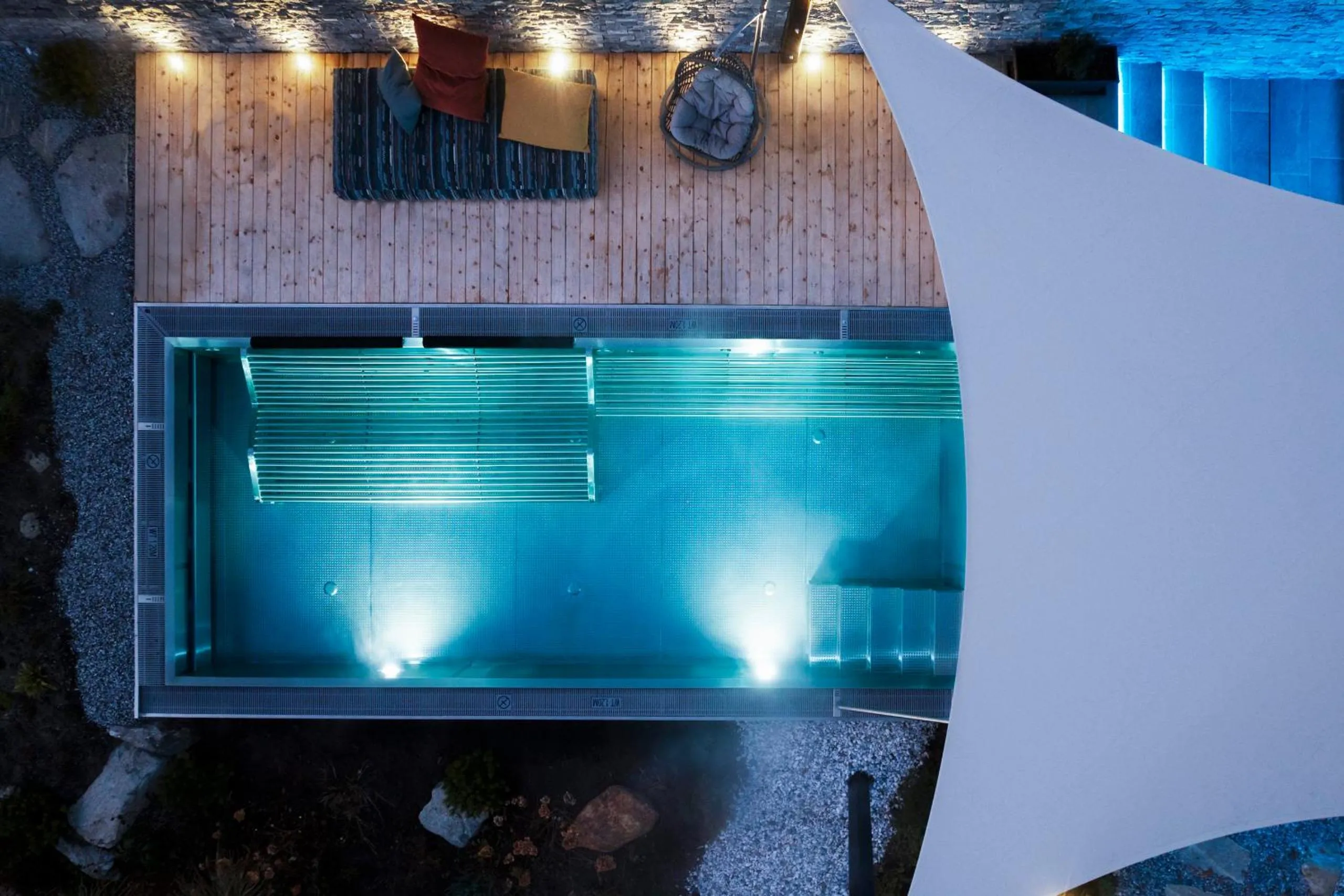 Swimming pool in Hotel Stubaierhof