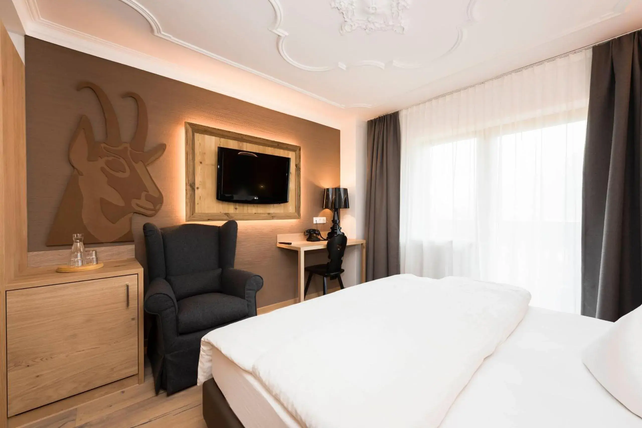 Double Room with Balcony - single occupancy in Hotel Stubaierhof Double Room with Balcony - single occupancy in Hotel Stubaierhof