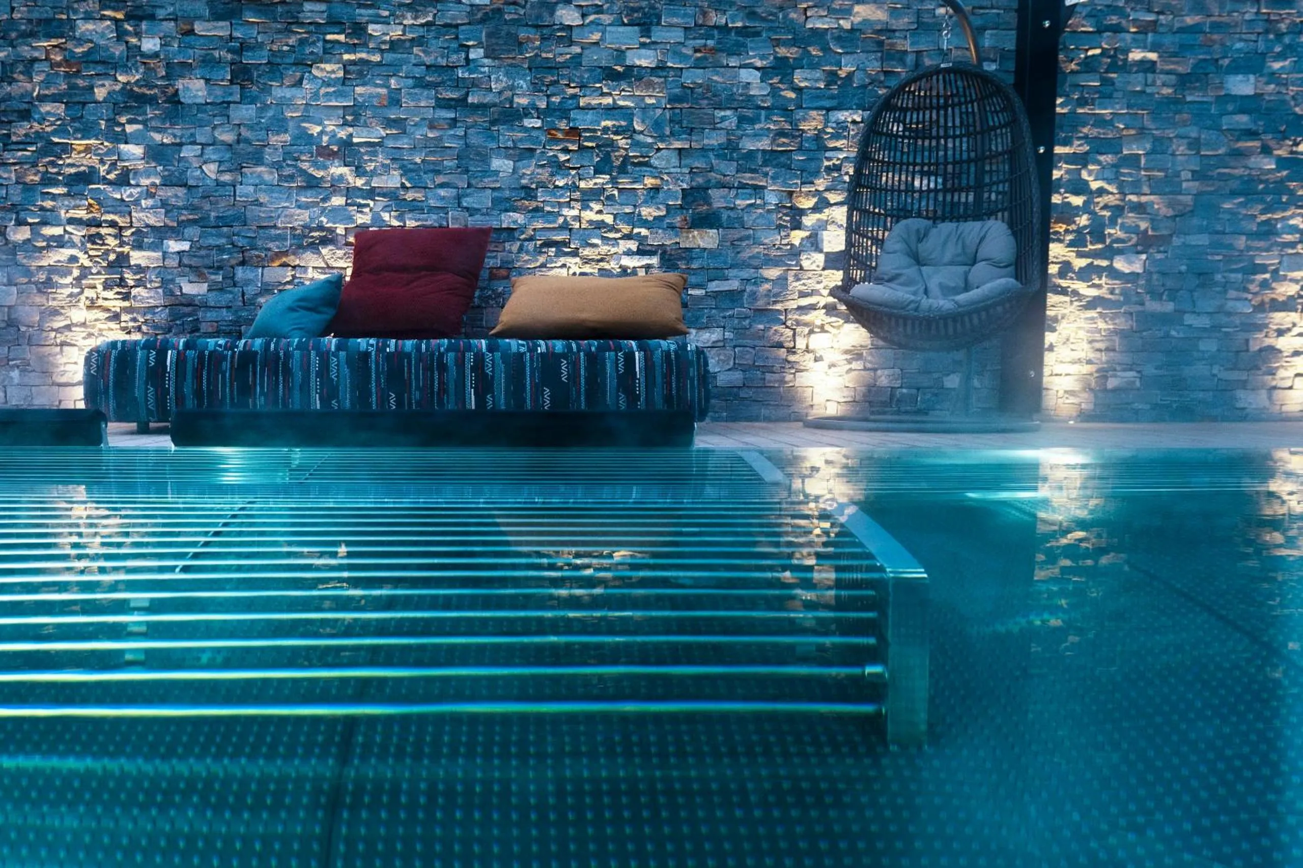 Swimming pool in Hotel Stubaierhof