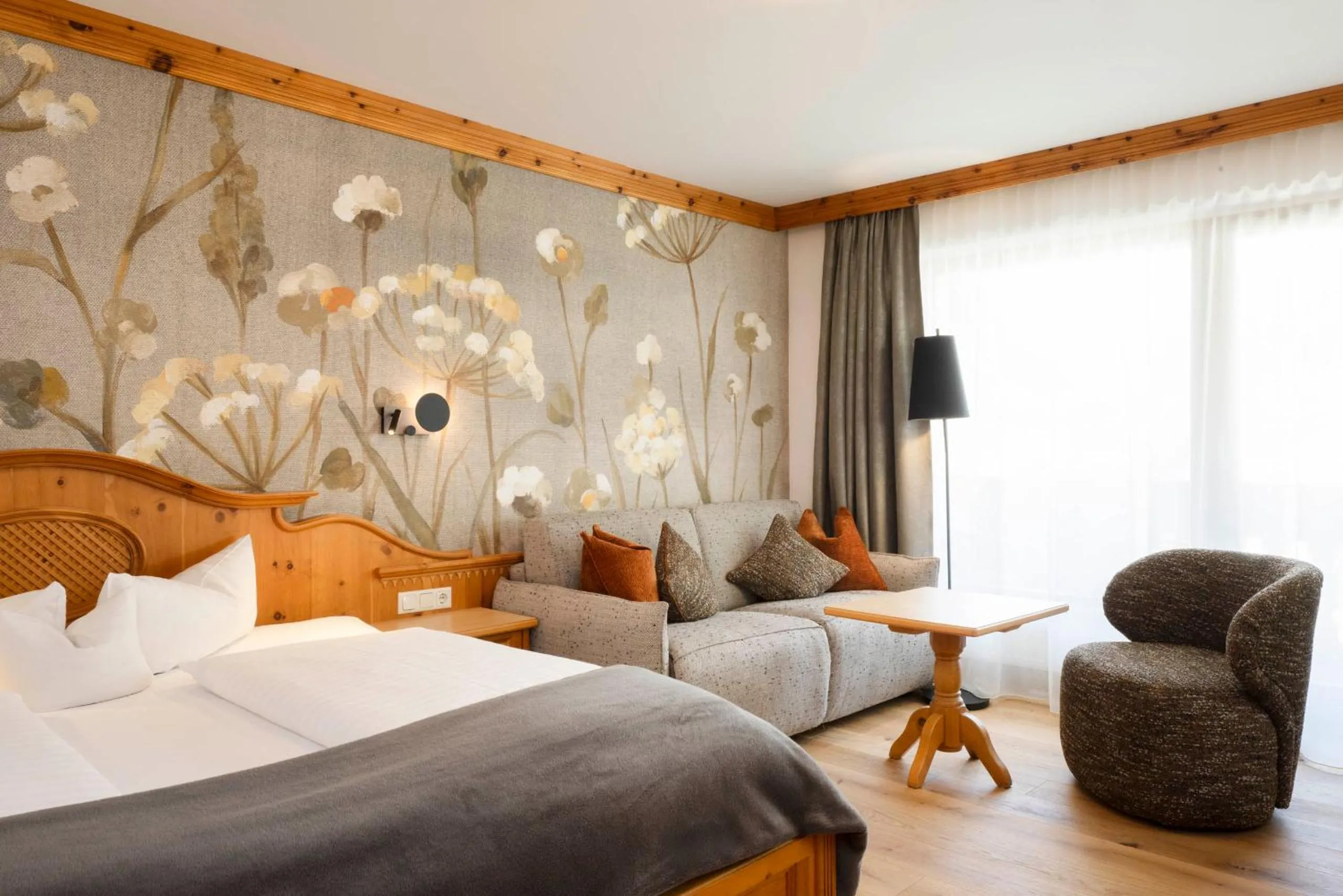 Bedroom, Bed in Hotel Stubaierhof