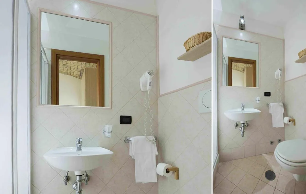 Bathroom in Hotel Campidoglio