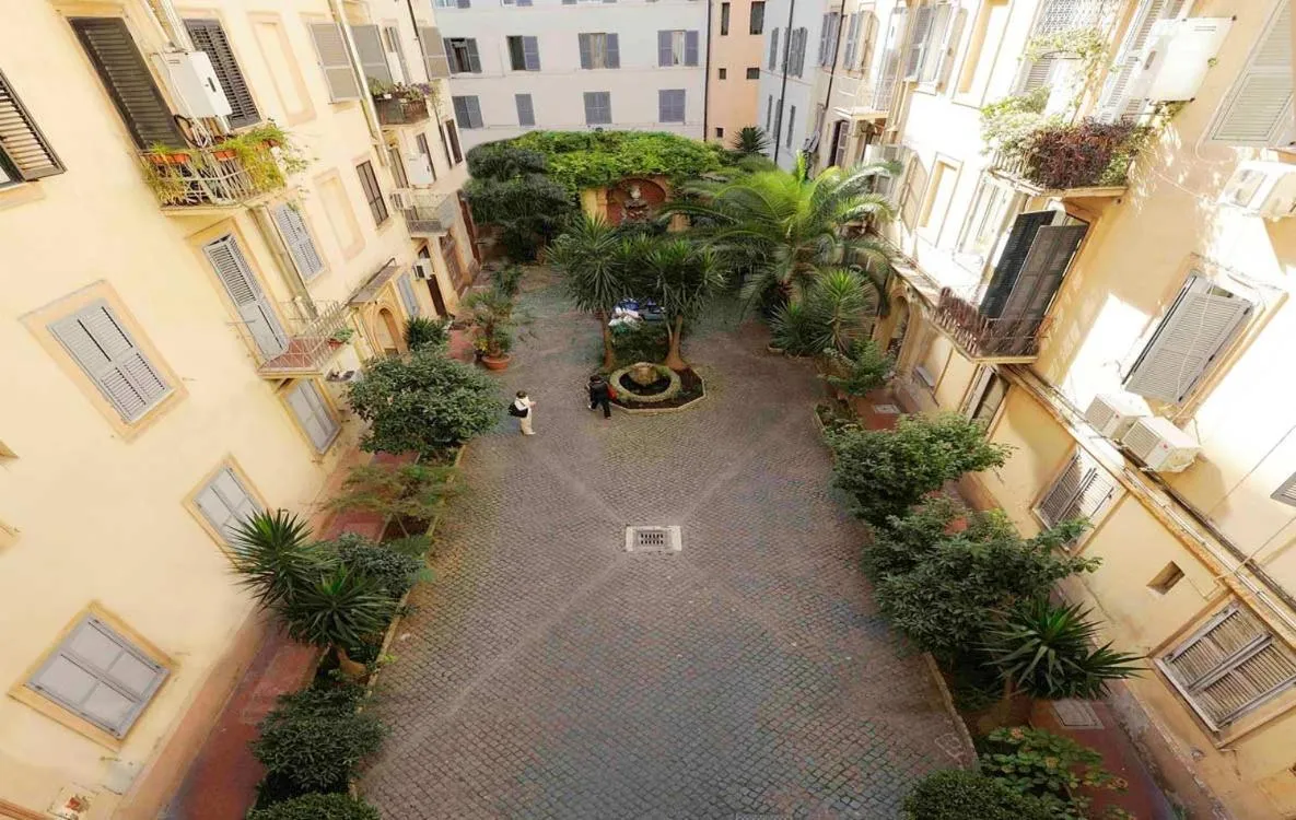 Garden in Hotel Campidoglio