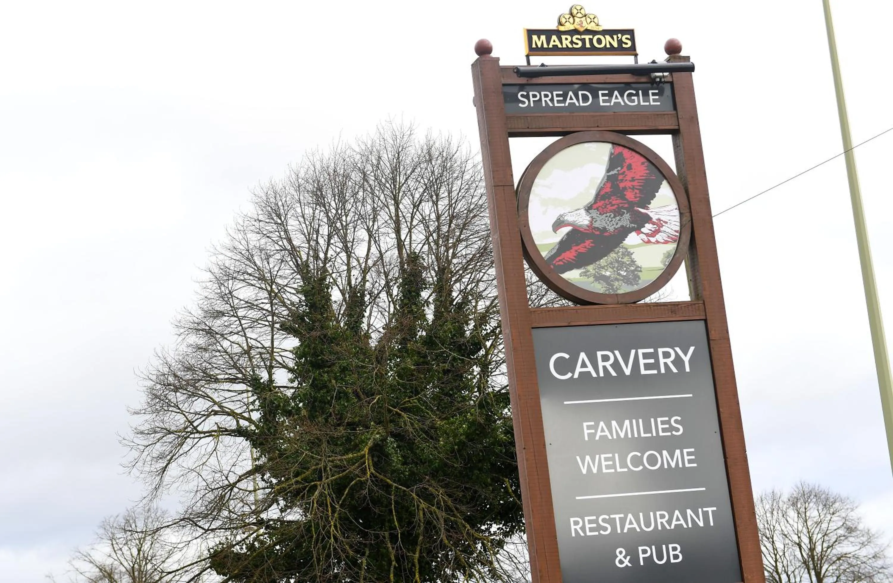 Logo/Certificate/Sign in Spread Eagle, Gailey by Marston's Inns