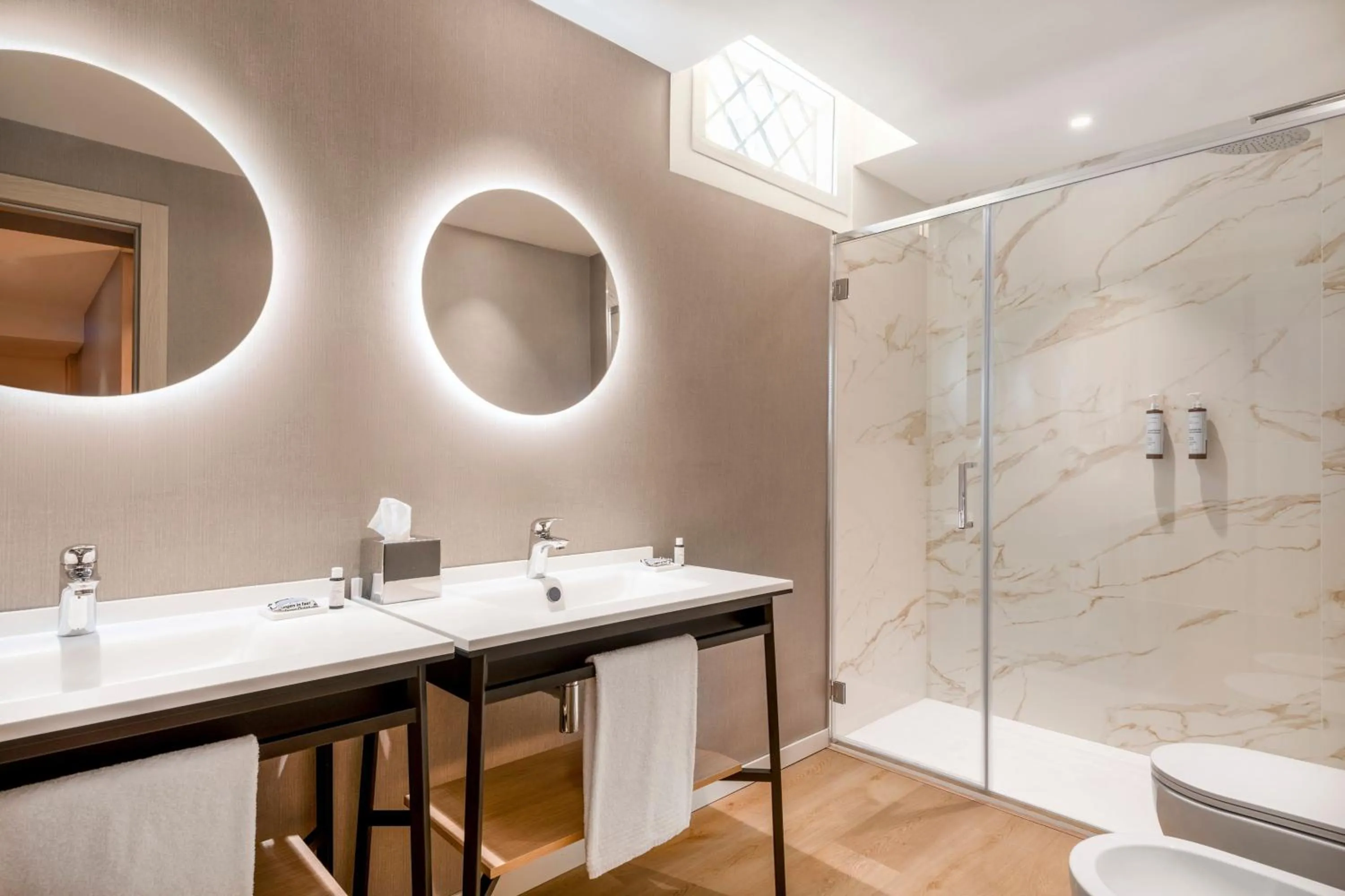 Bathroom in AC Hotel by Marriott Clodio Roma