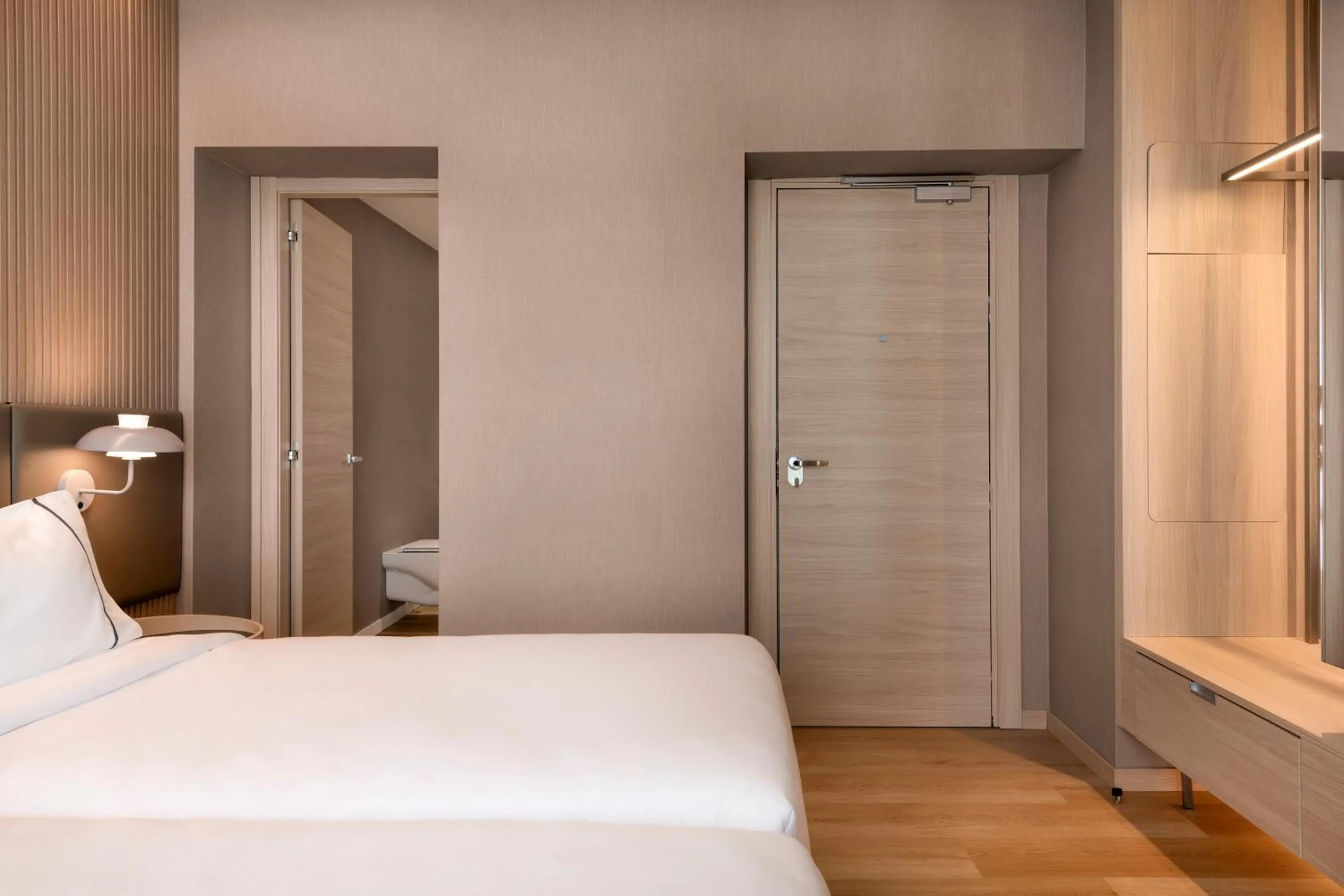 Bedroom, Bed in AC Hotel by Marriott Clodio Roma