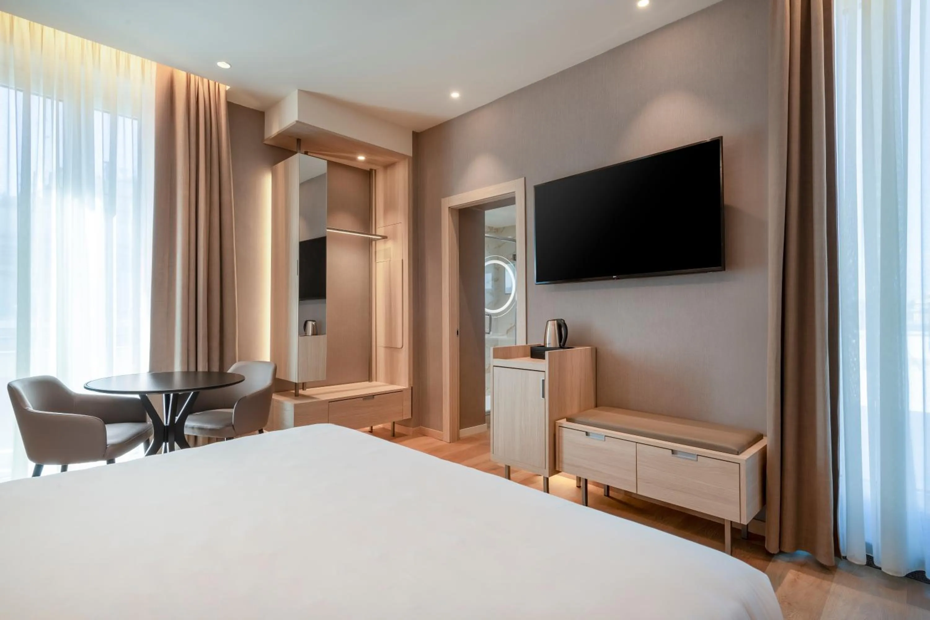 Bedroom, Bed in AC Hotel by Marriott Clodio Roma
