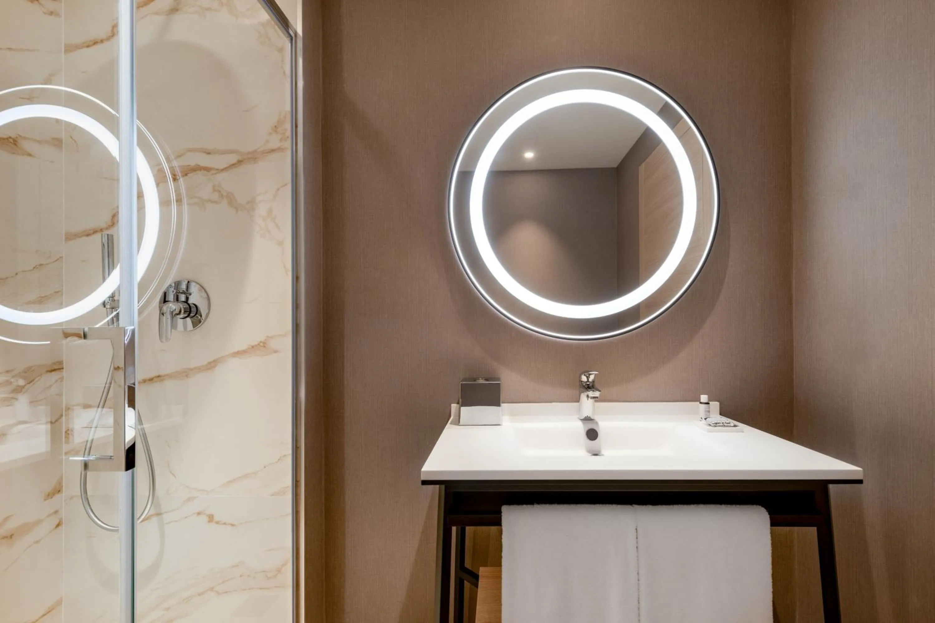 Bathroom in AC Hotel by Marriott Clodio Roma