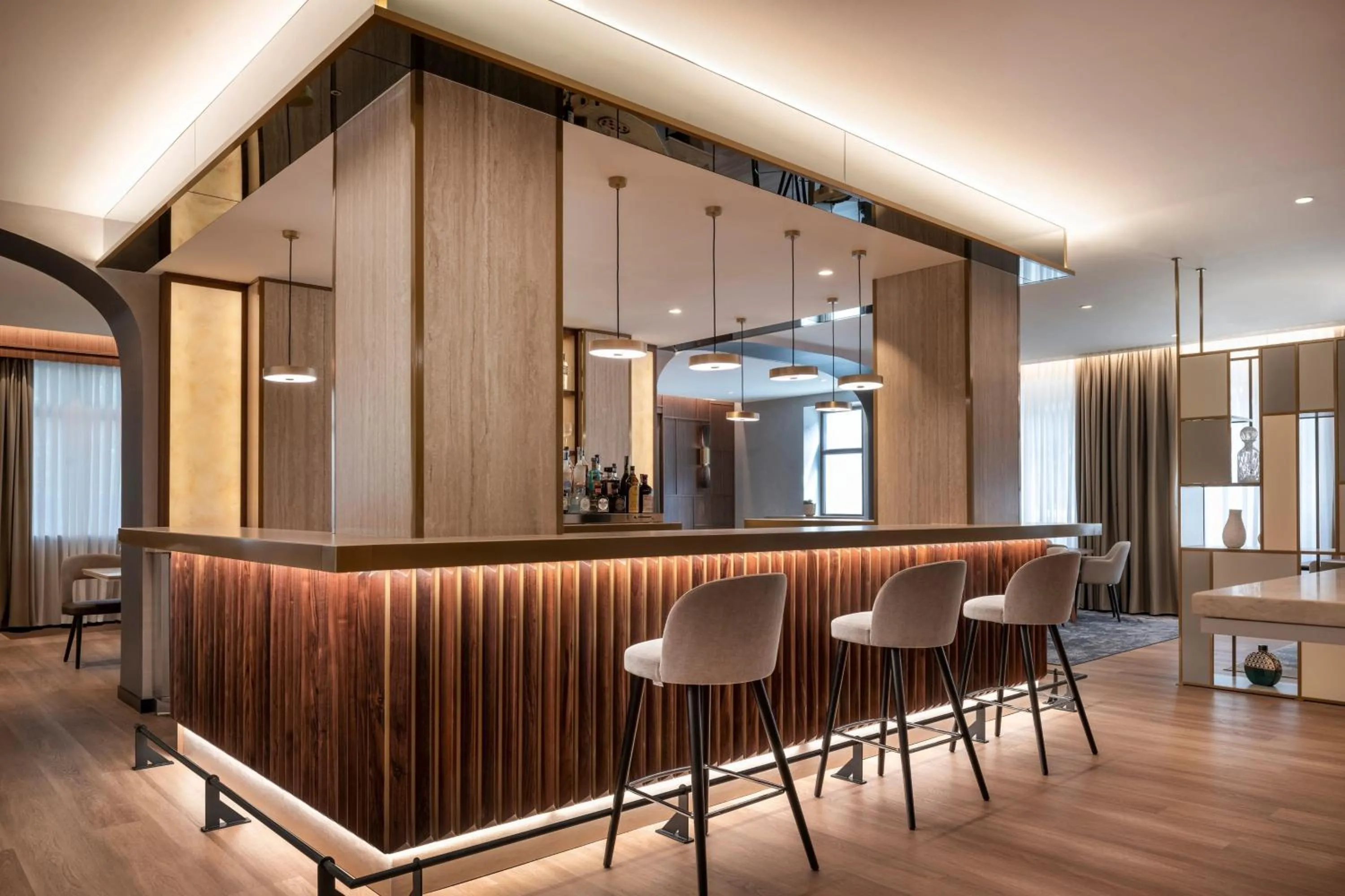 Lounge or bar in AC Hotel by Marriott Clodio Roma