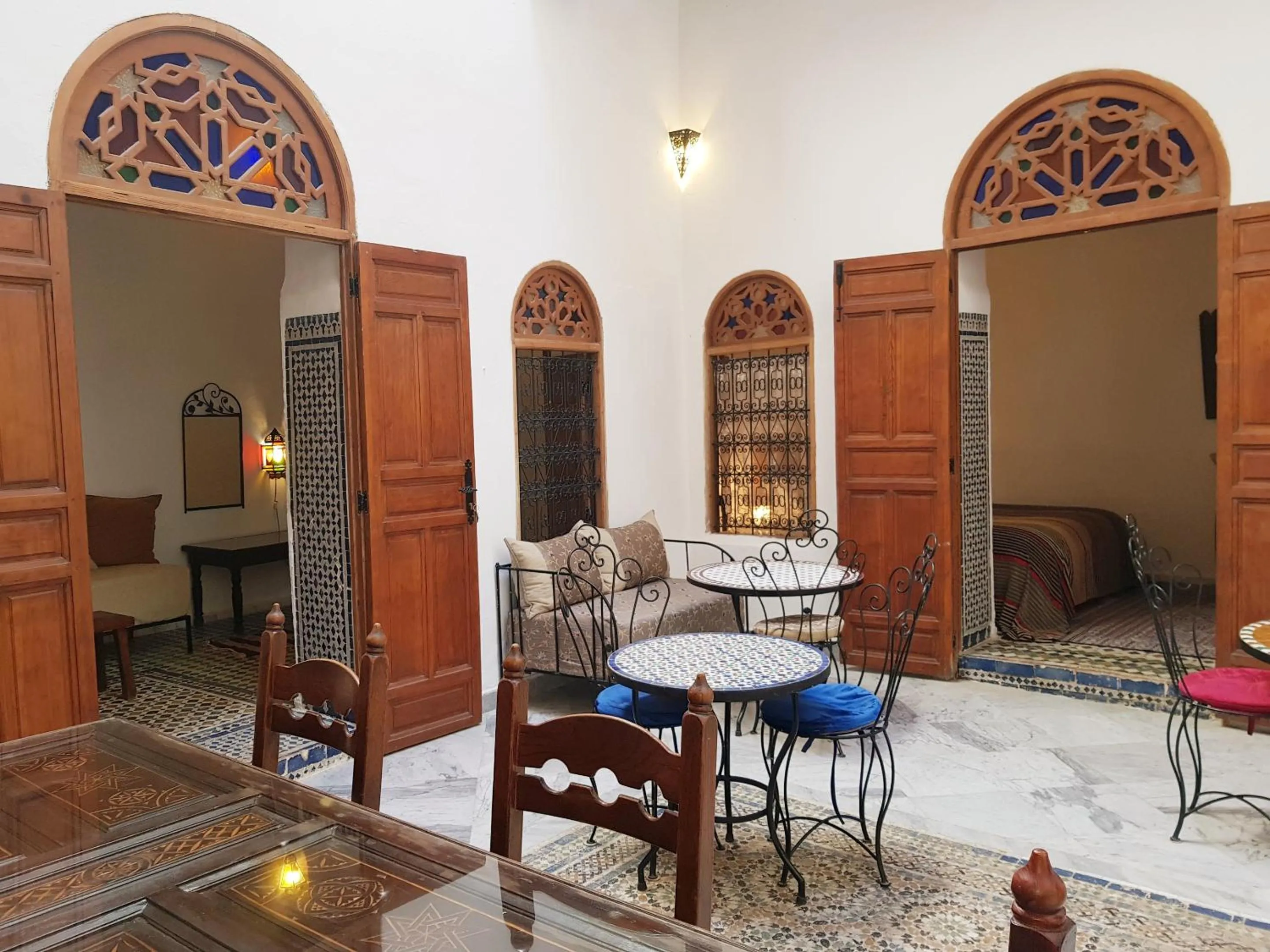 Dining area in Riad Inspira