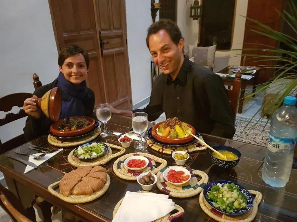 Dining area in Riad Inspira
