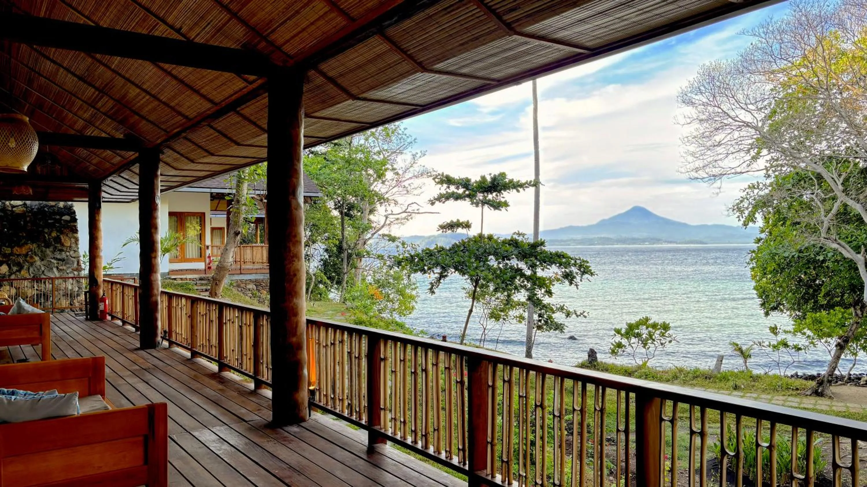 Patio in Murex Bangka Dive Resort