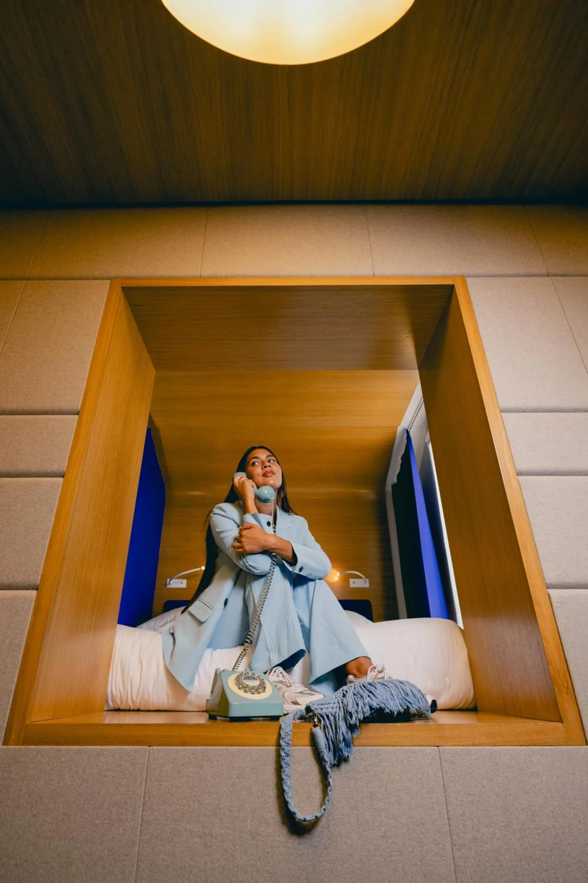 Bed in Hôtel Odyssey