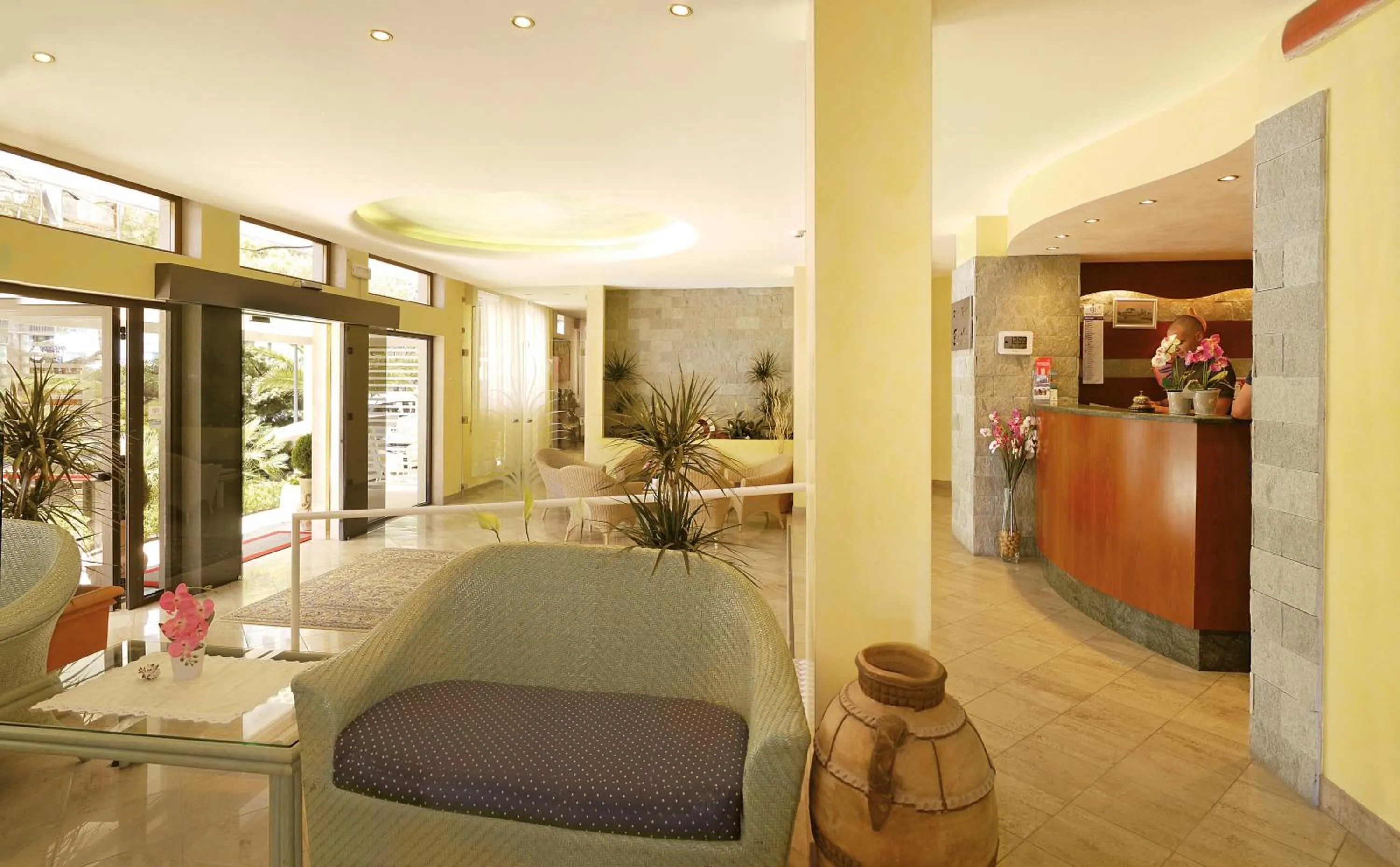 Lobby or reception in Hotel Bertha Fronte Mare