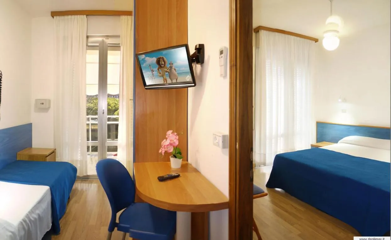 Bed in Hotel Bertha Fronte Mare