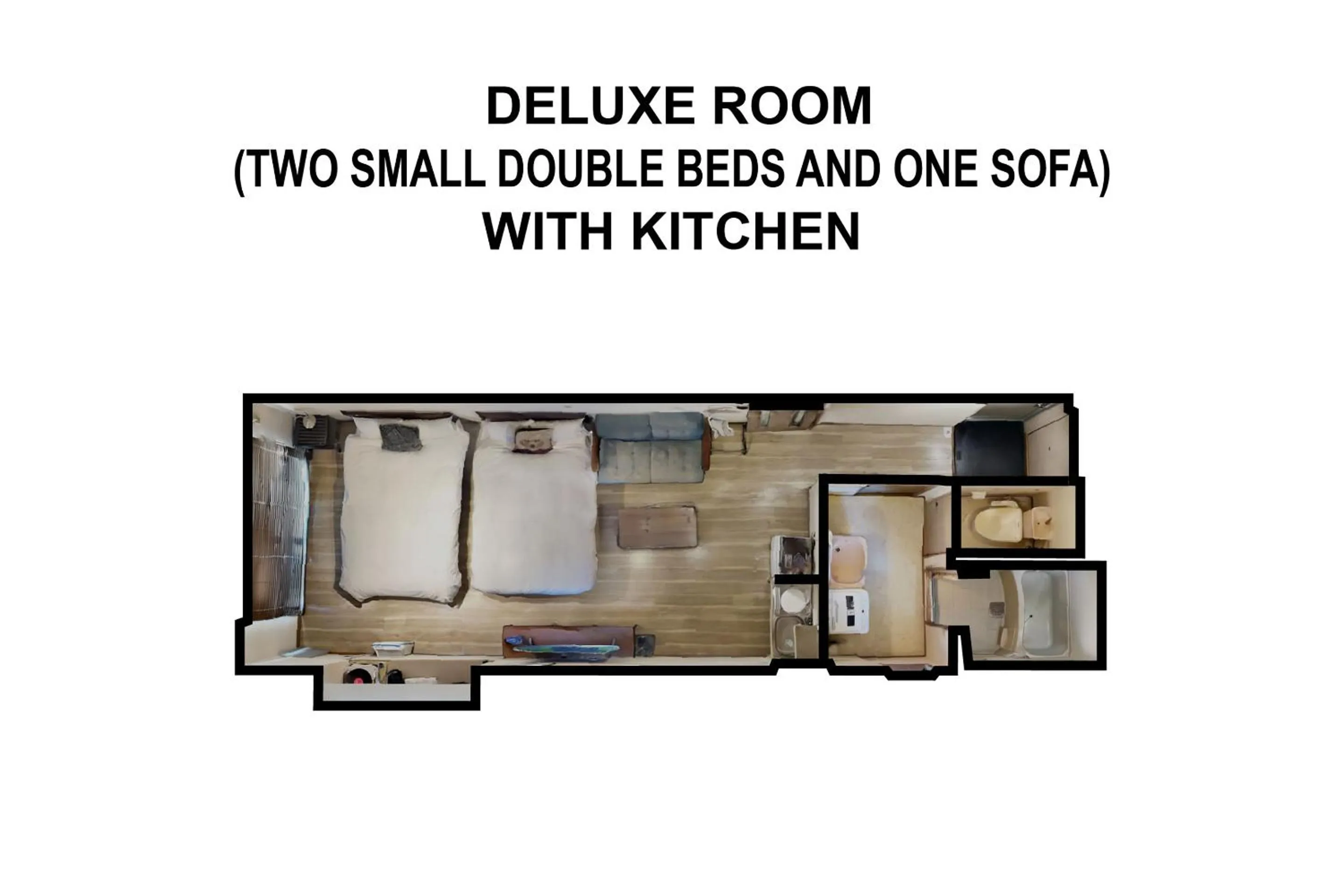 Floor plan in goom Hotel Nakasu