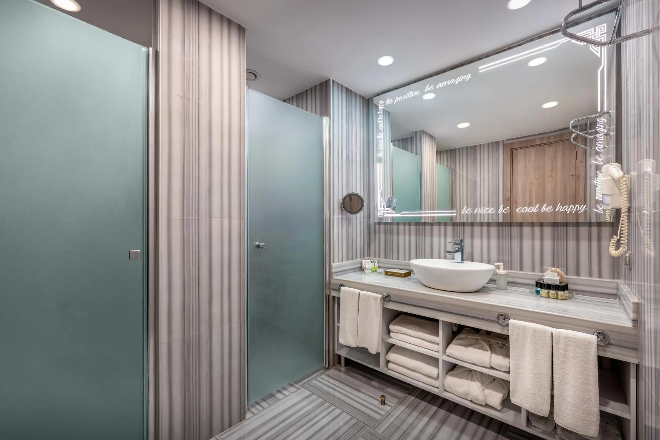 Shower in Delphin BE Grand Resort