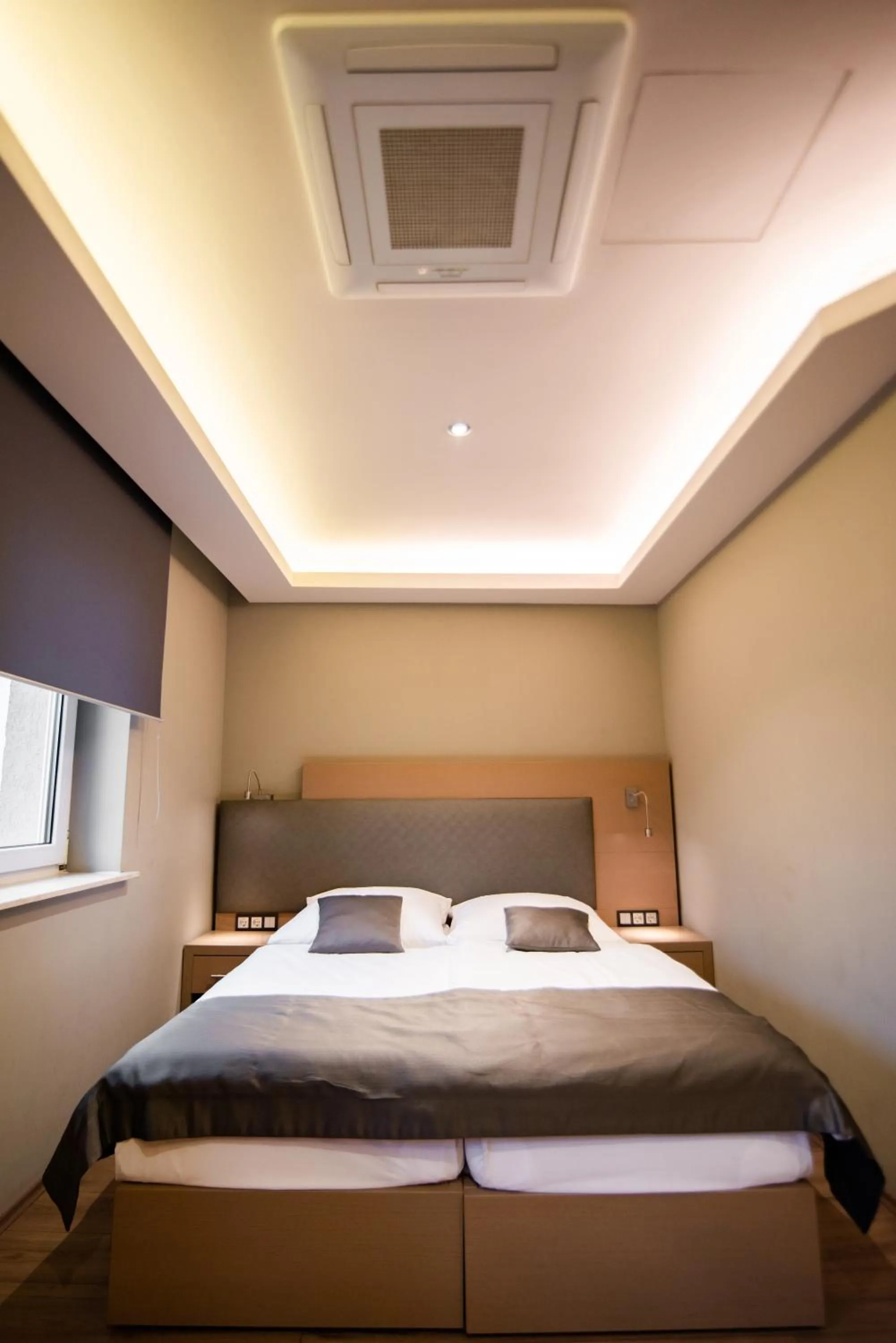 Bed in Zum grünen Baum Hotel Frankfurt Airport