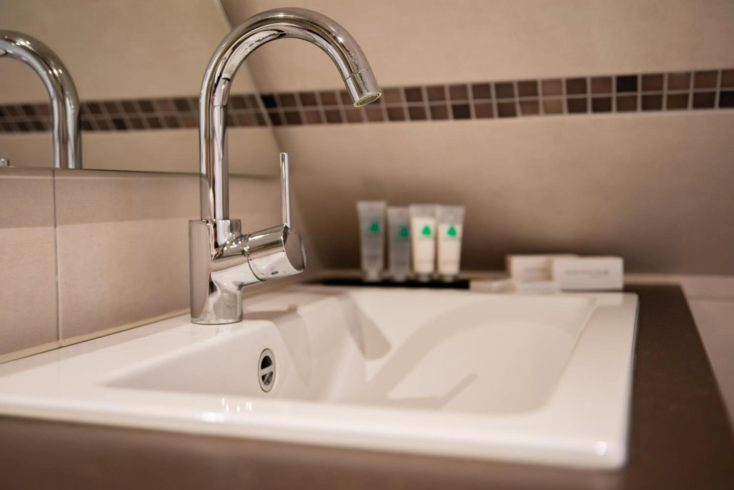 Bathroom in Zum grünen Baum Hotel Frankfurt Airport