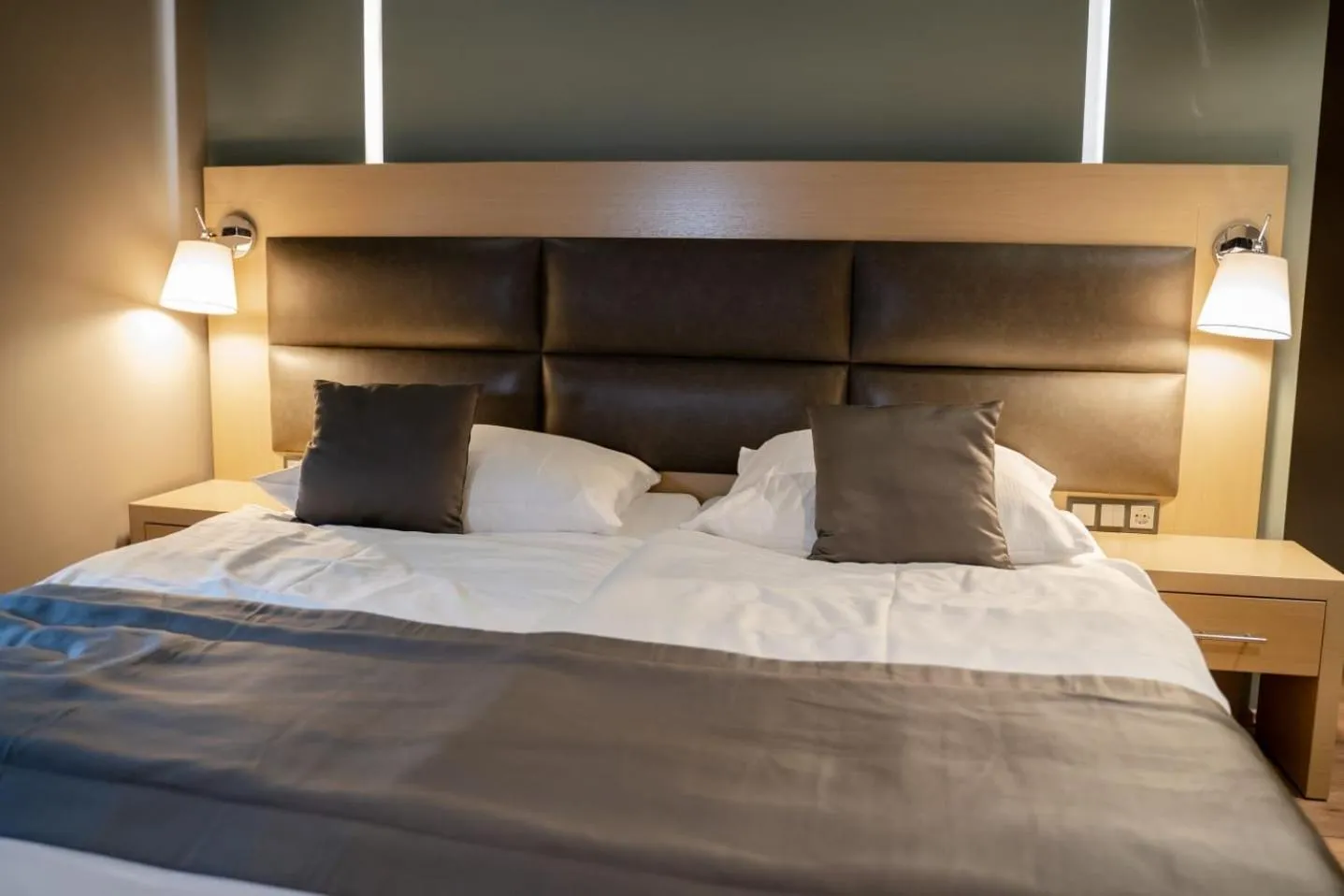 Bed in Zum grünen Baum Hotel Frankfurt Airport