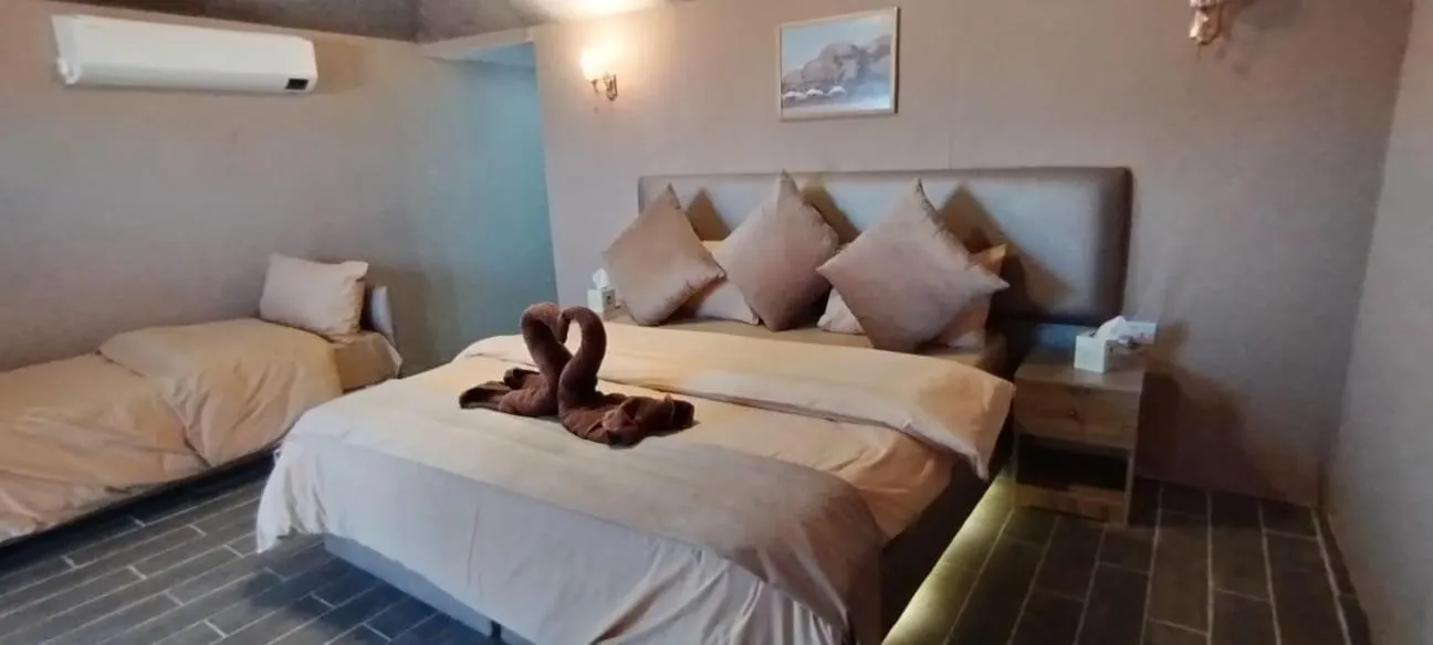 Bed in Captains Desert Camp