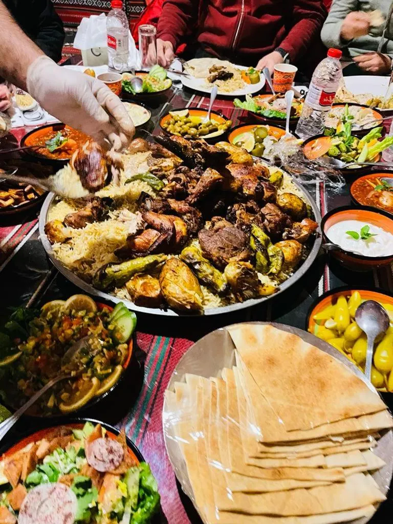 Food in Captains Desert Camp