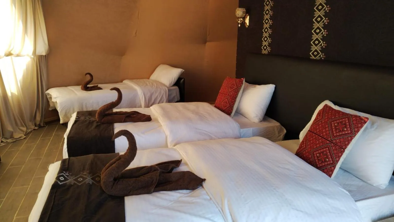 Bed in Captains Desert Camp