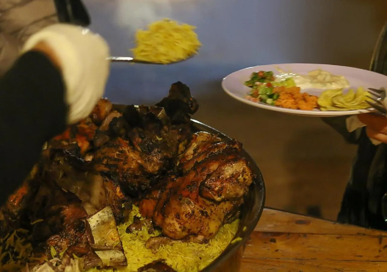 Food in Captains Desert Camp