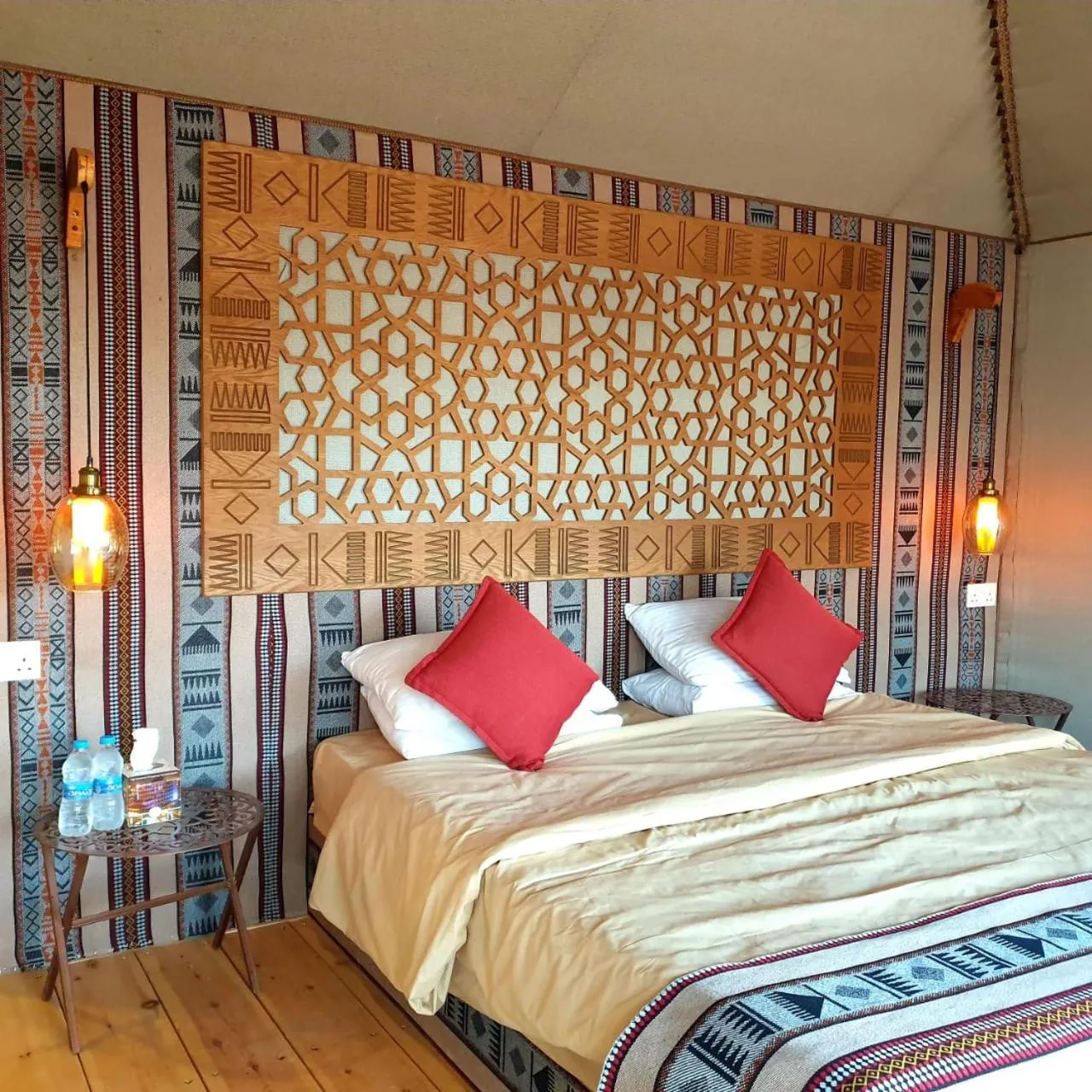 Bed in Captains Desert Camp