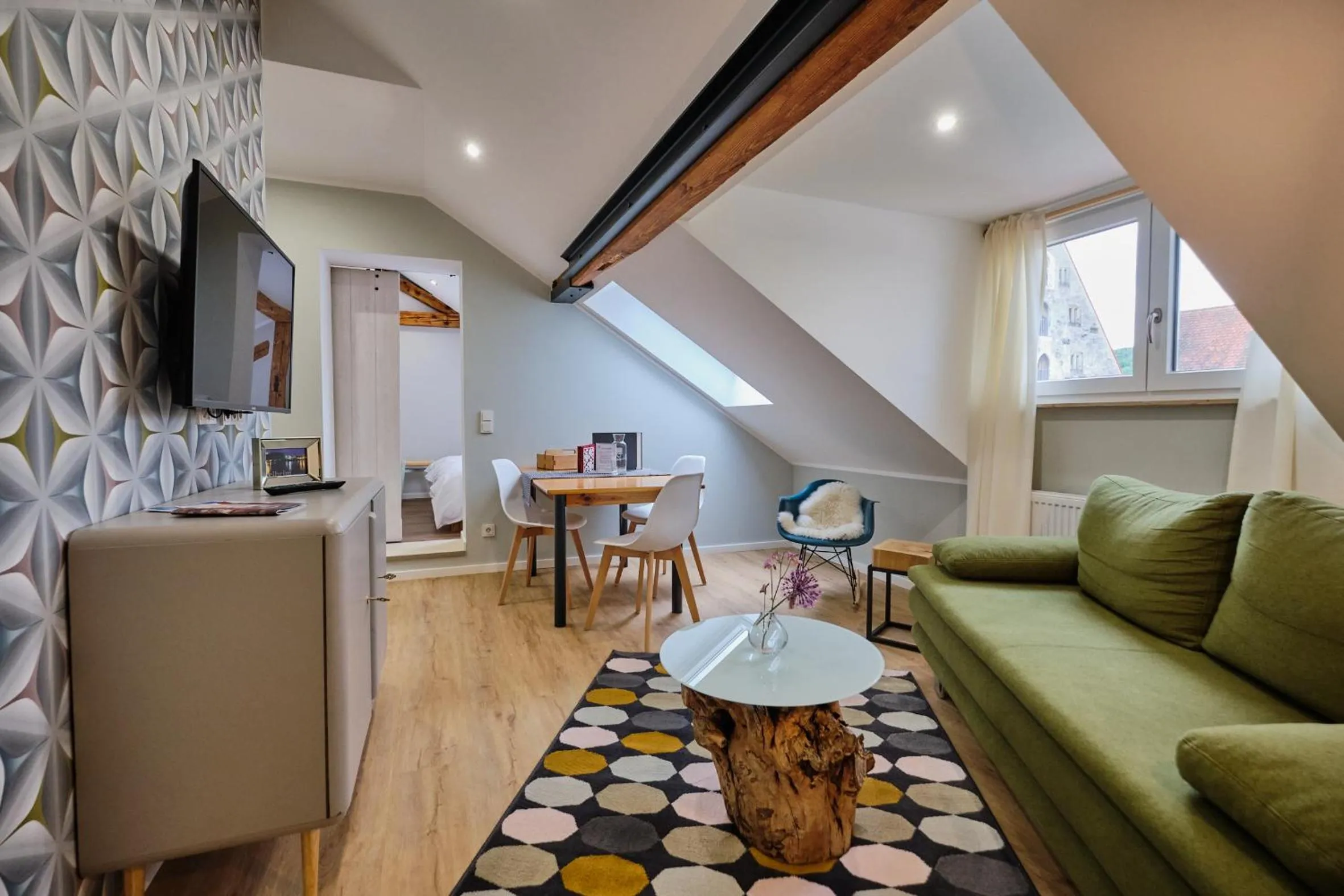 Living room in Boutique-Apartments am Ledererturm