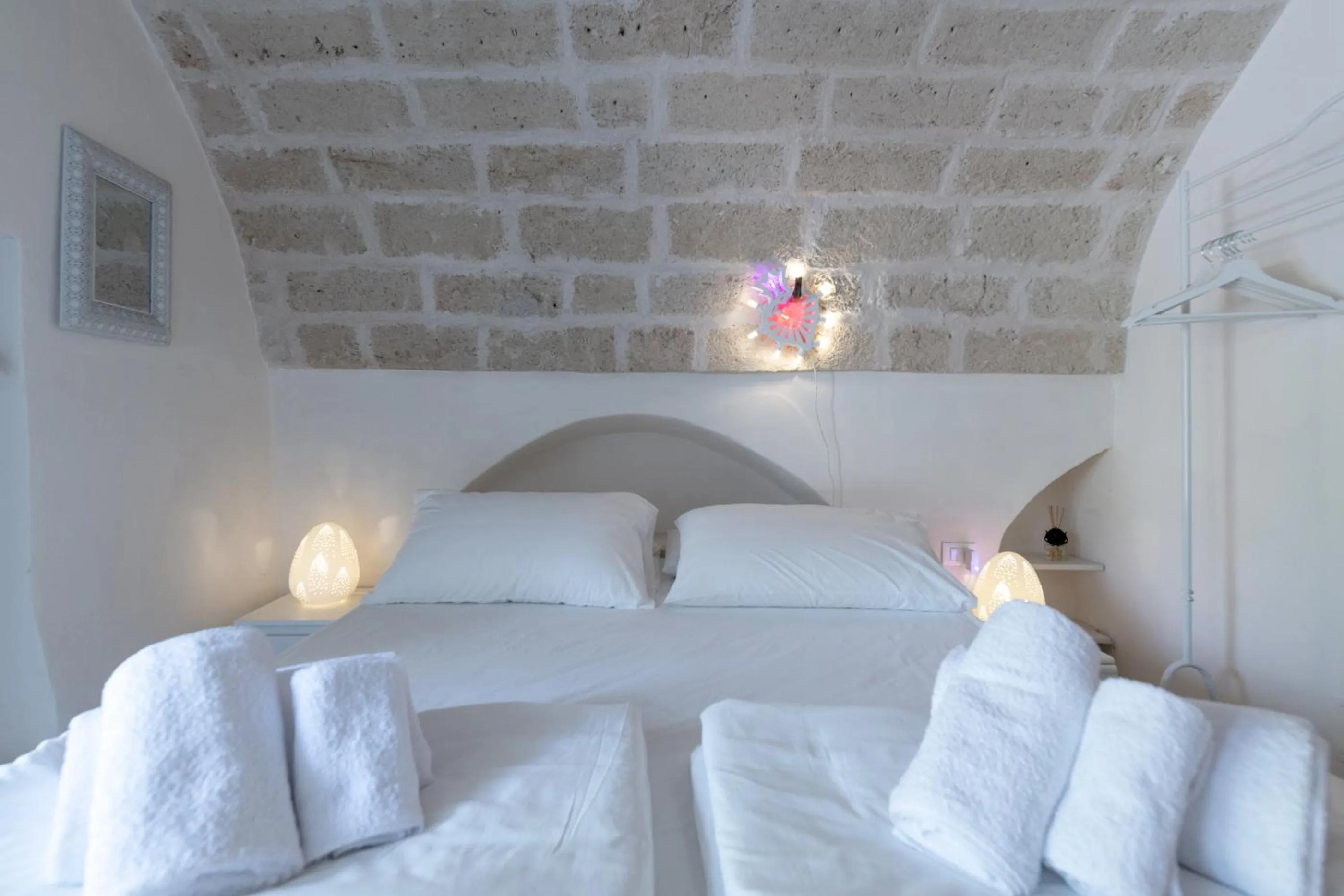 Bed in B&B Trulli Moonlight da Grace