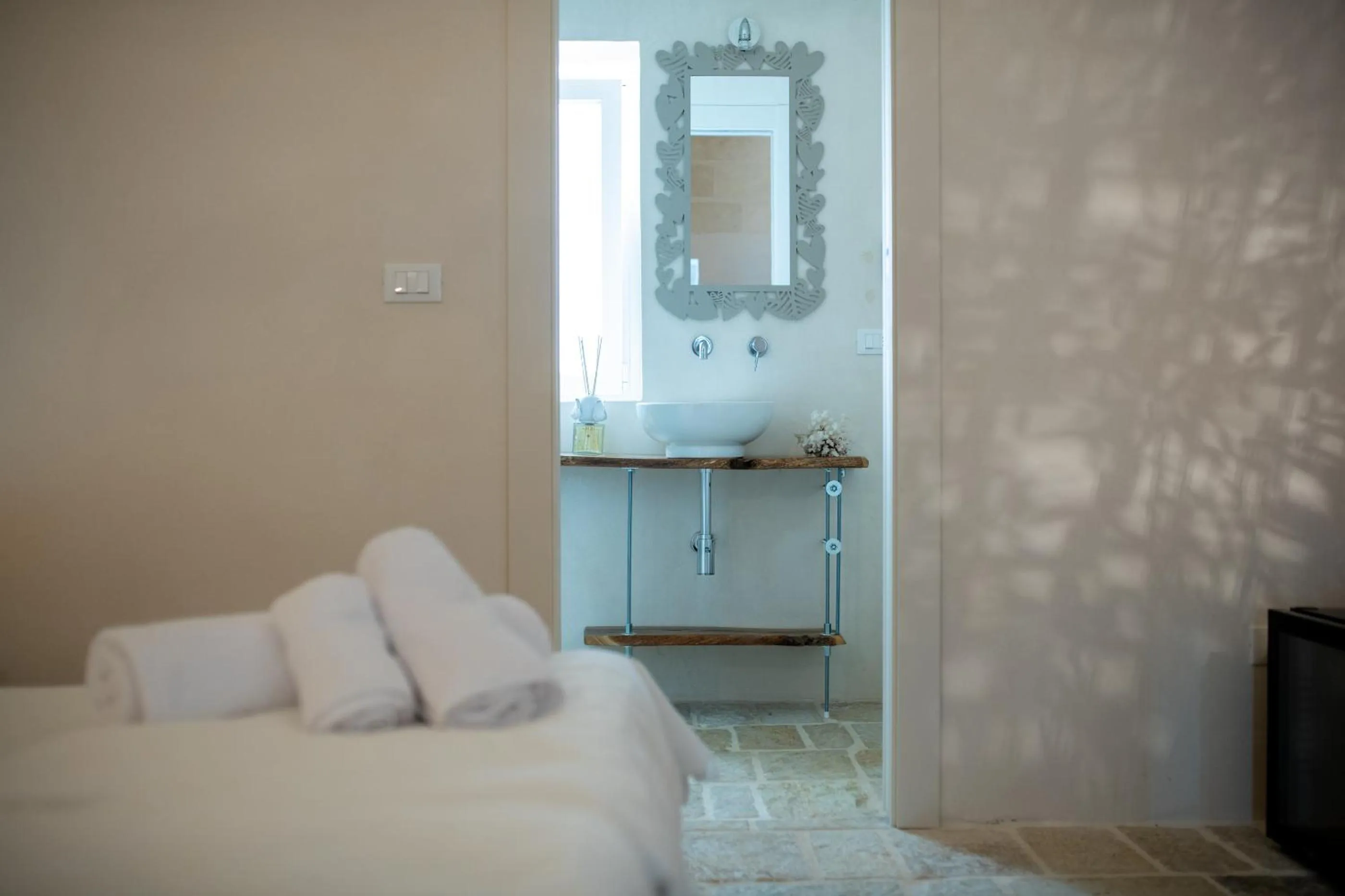 Bed in B&B Trulli Moonlight da Grace