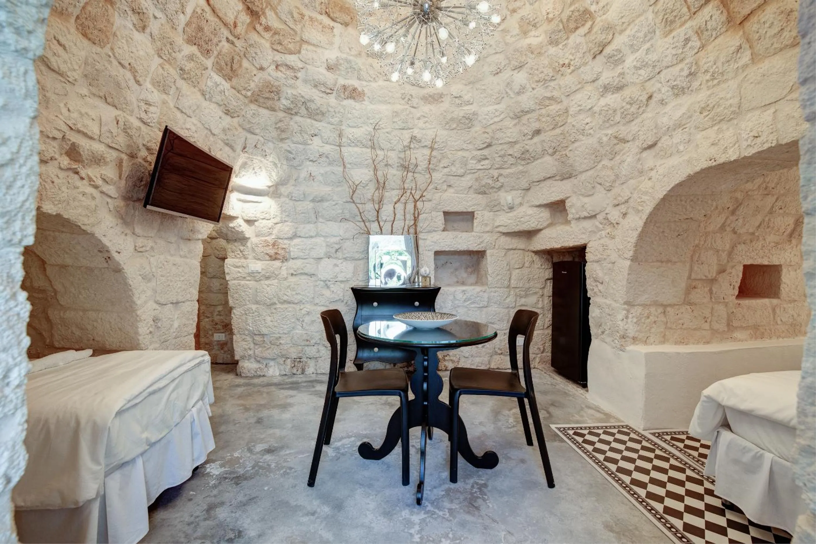 Bed in B&B Trulli Moonlight da Grace