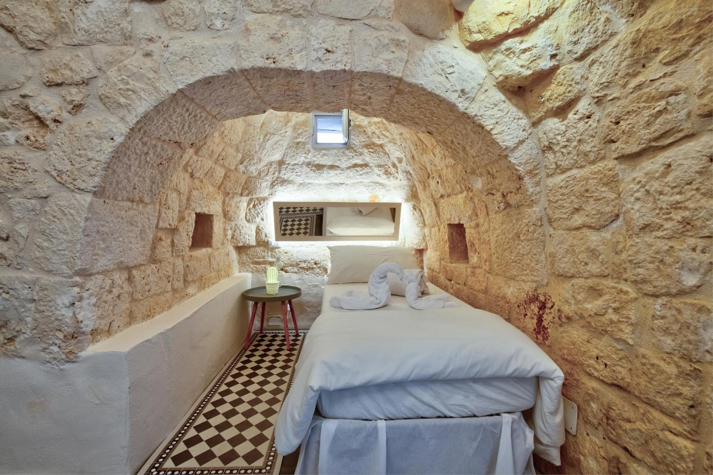 Bed in B&B Trulli Moonlight da Grace