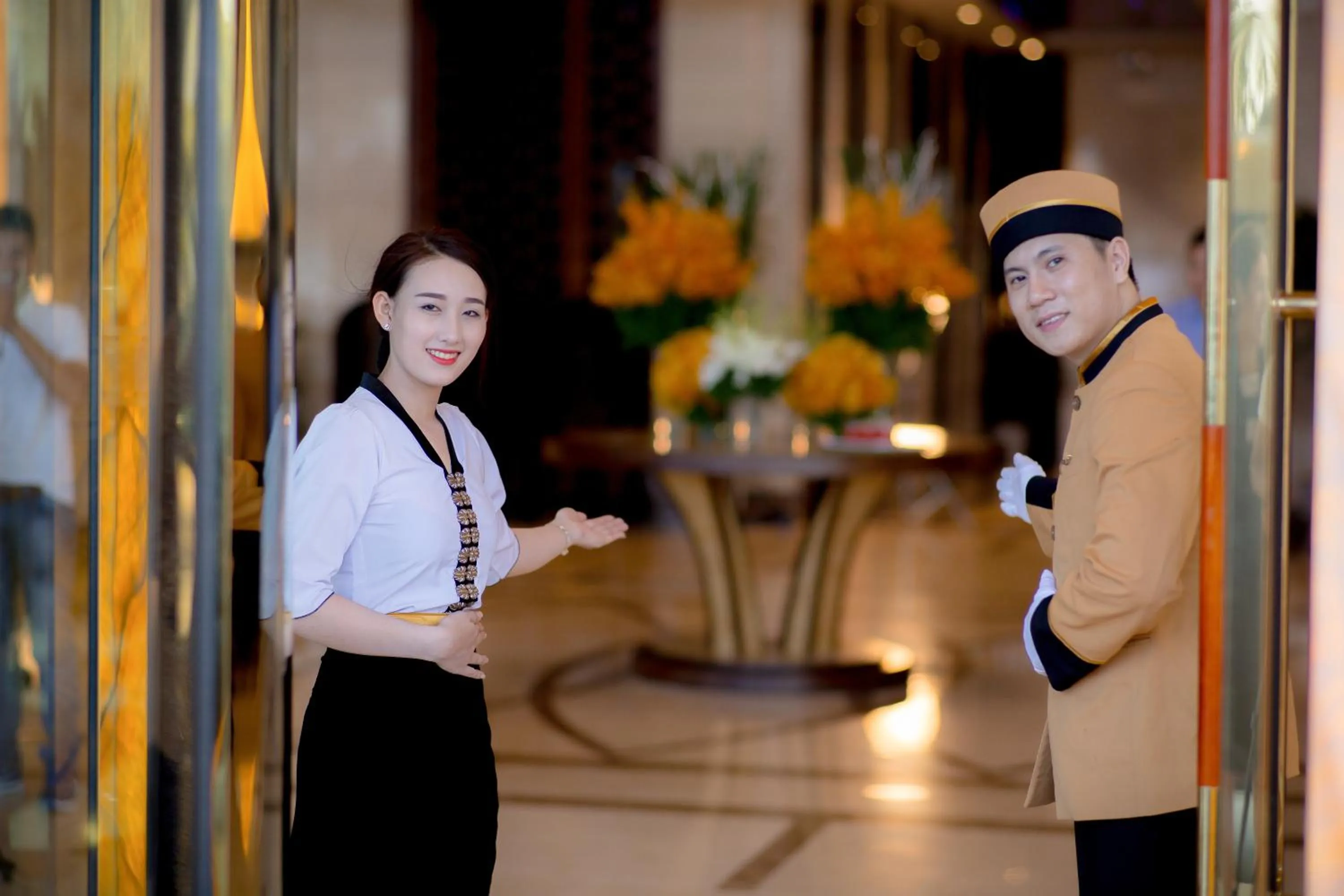 Lobby or reception in Muong Thanh Luxury Danang Beach Hotel