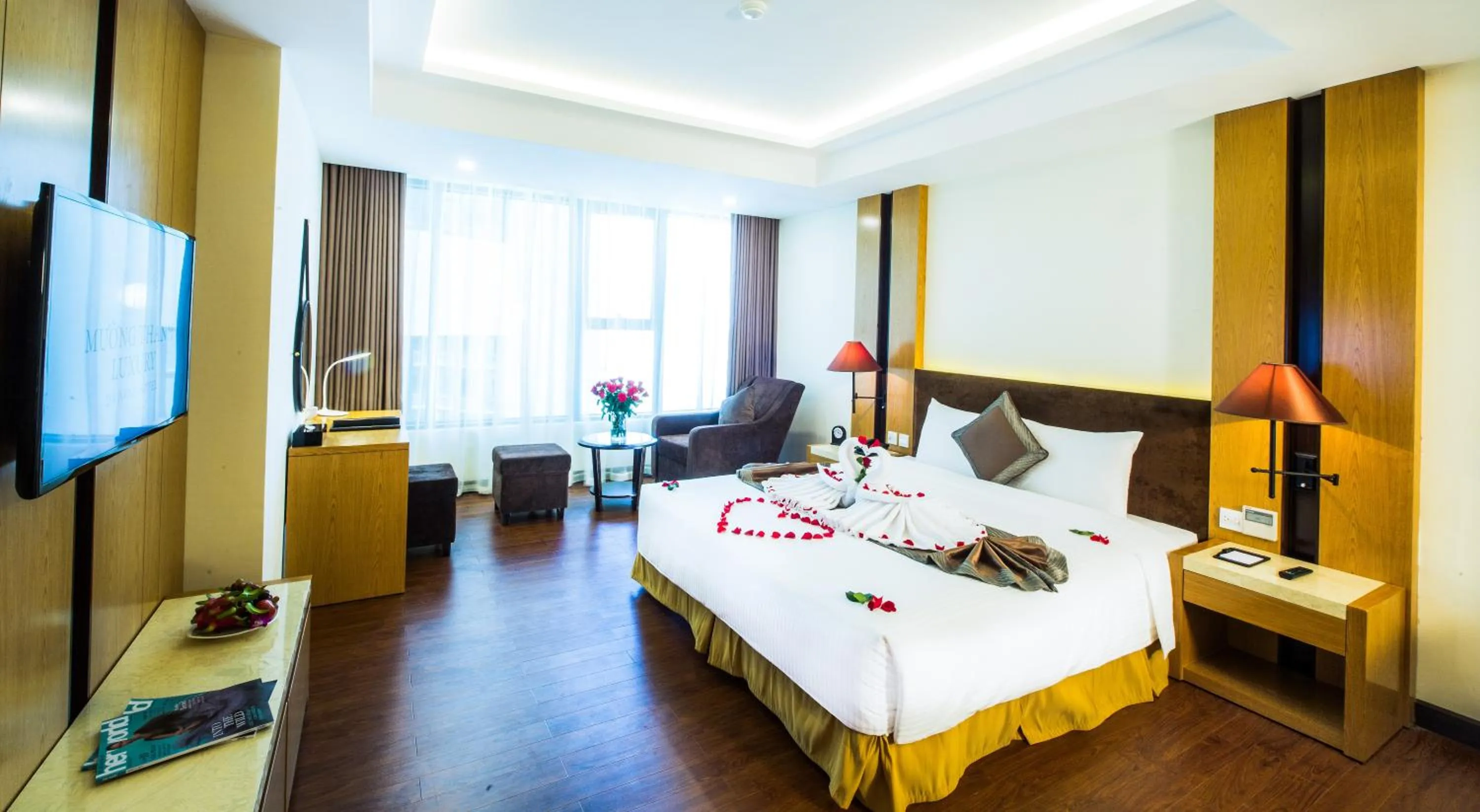Bedroom, Bed in Muong Thanh Luxury Danang Beach Hotel