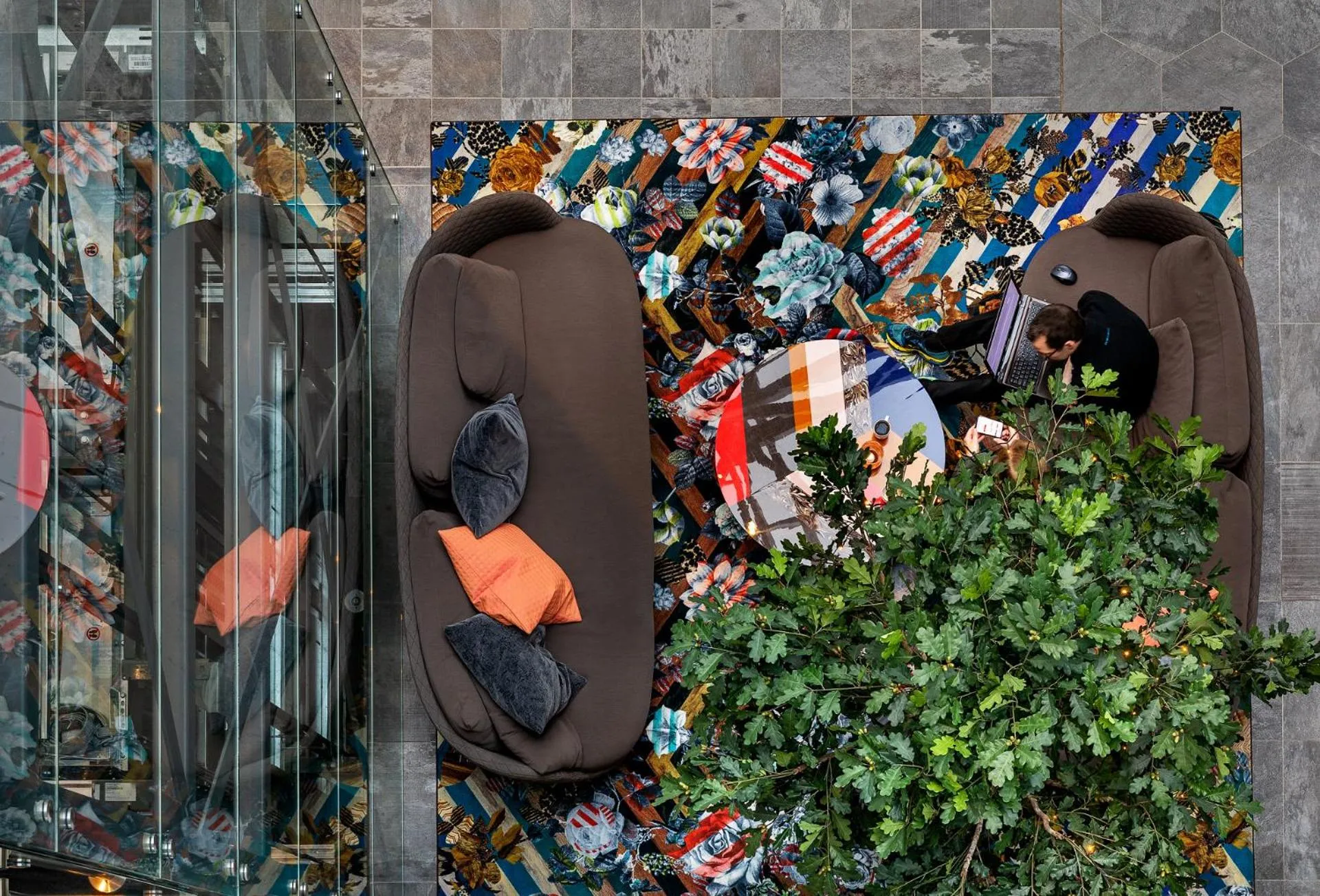 Seating area in Quality Airport Hotel Gardermoen