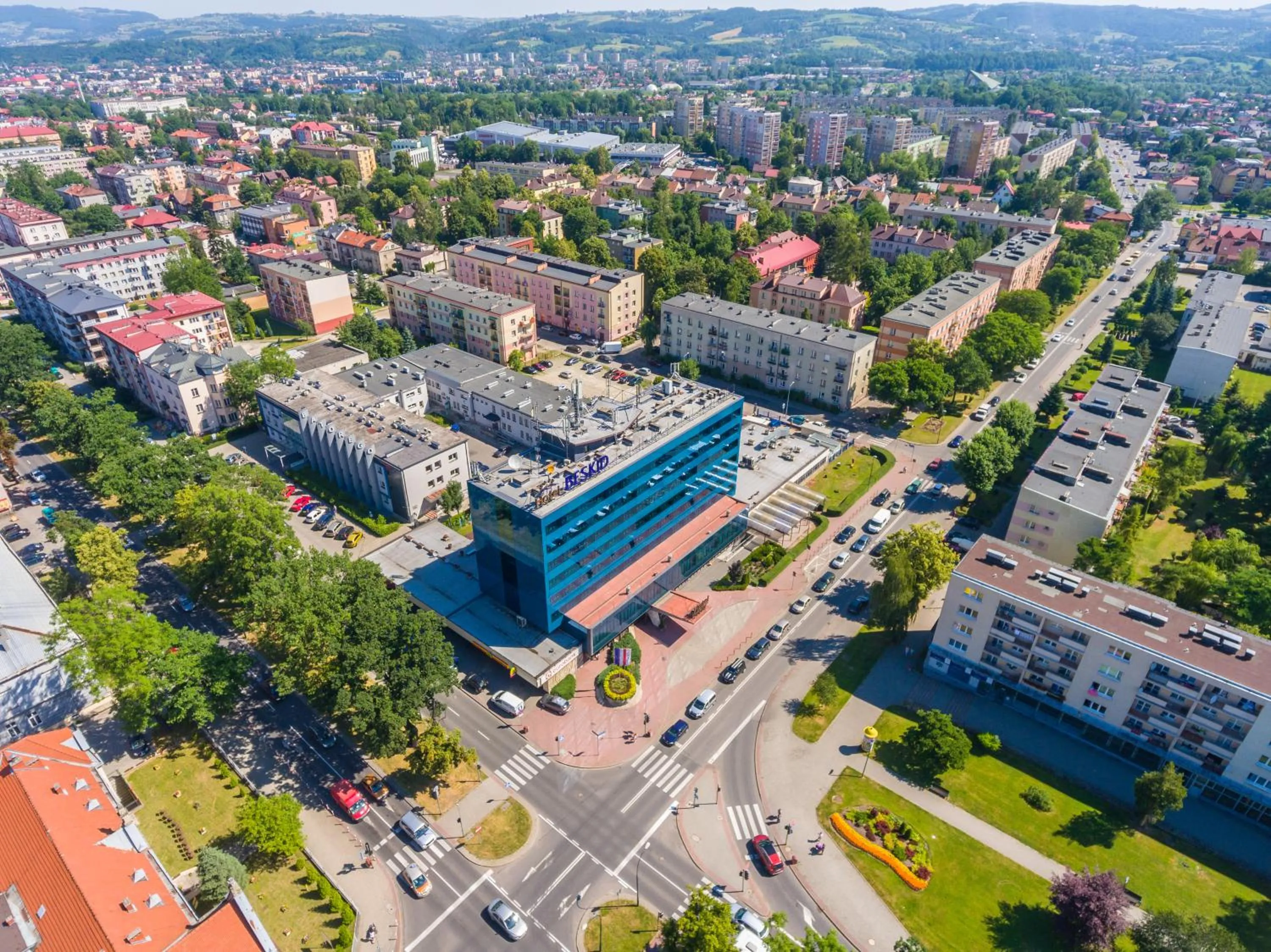 Bird's eye view in Hotel Beskid
