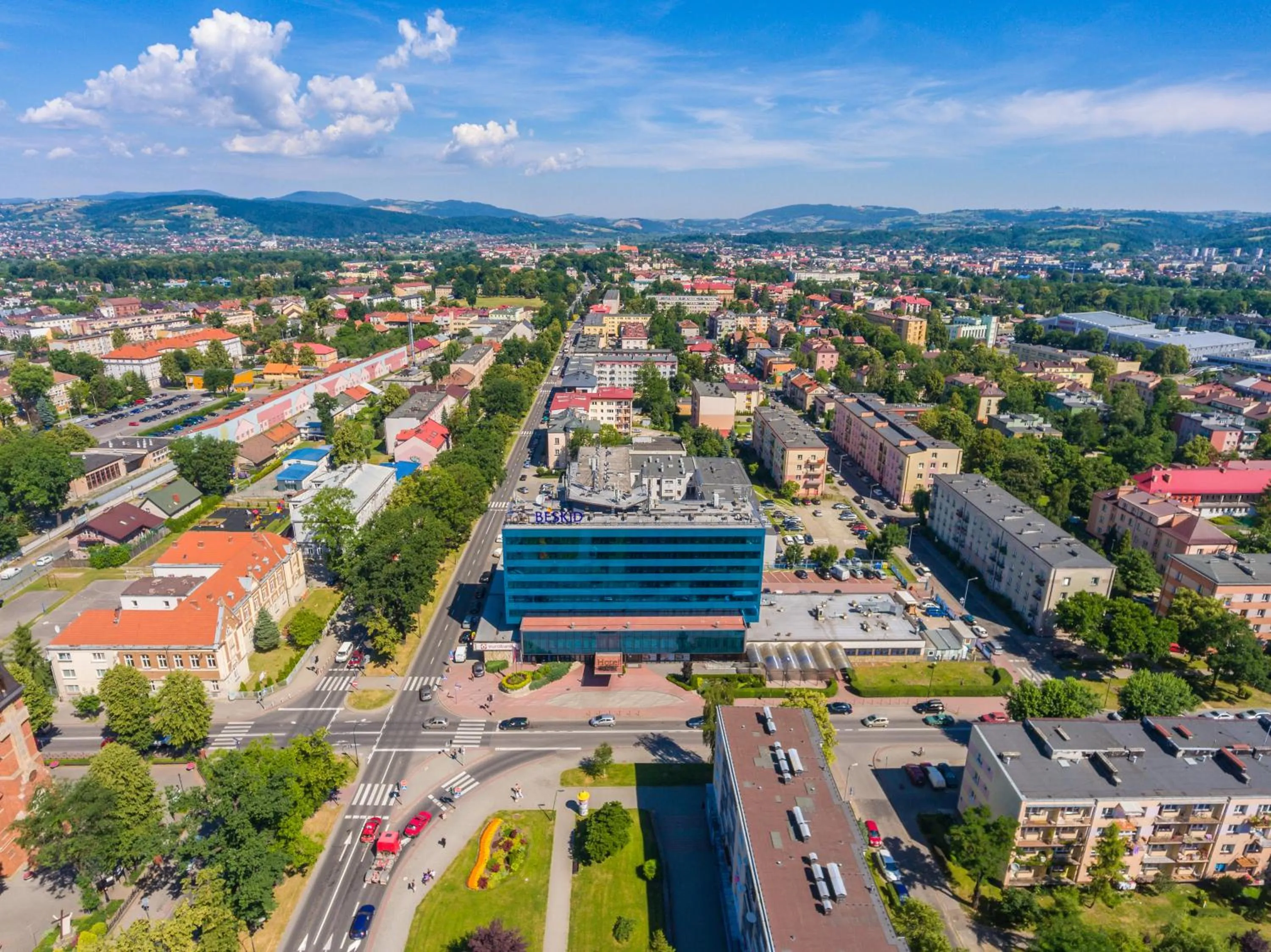 City view in Hotel Beskid