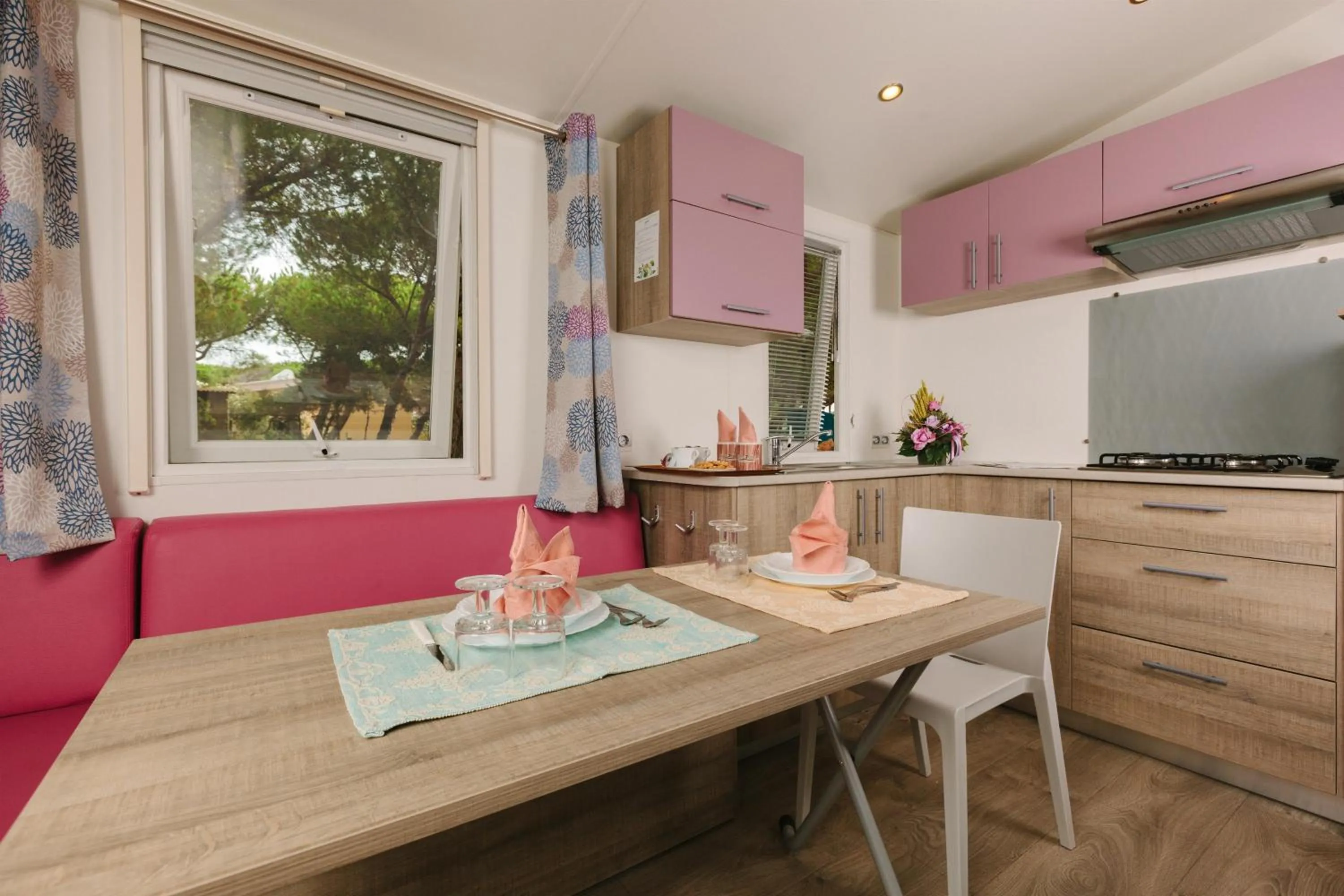 Kitchen or kitchenette in Villaggio Camping Torre Del Porticciolo