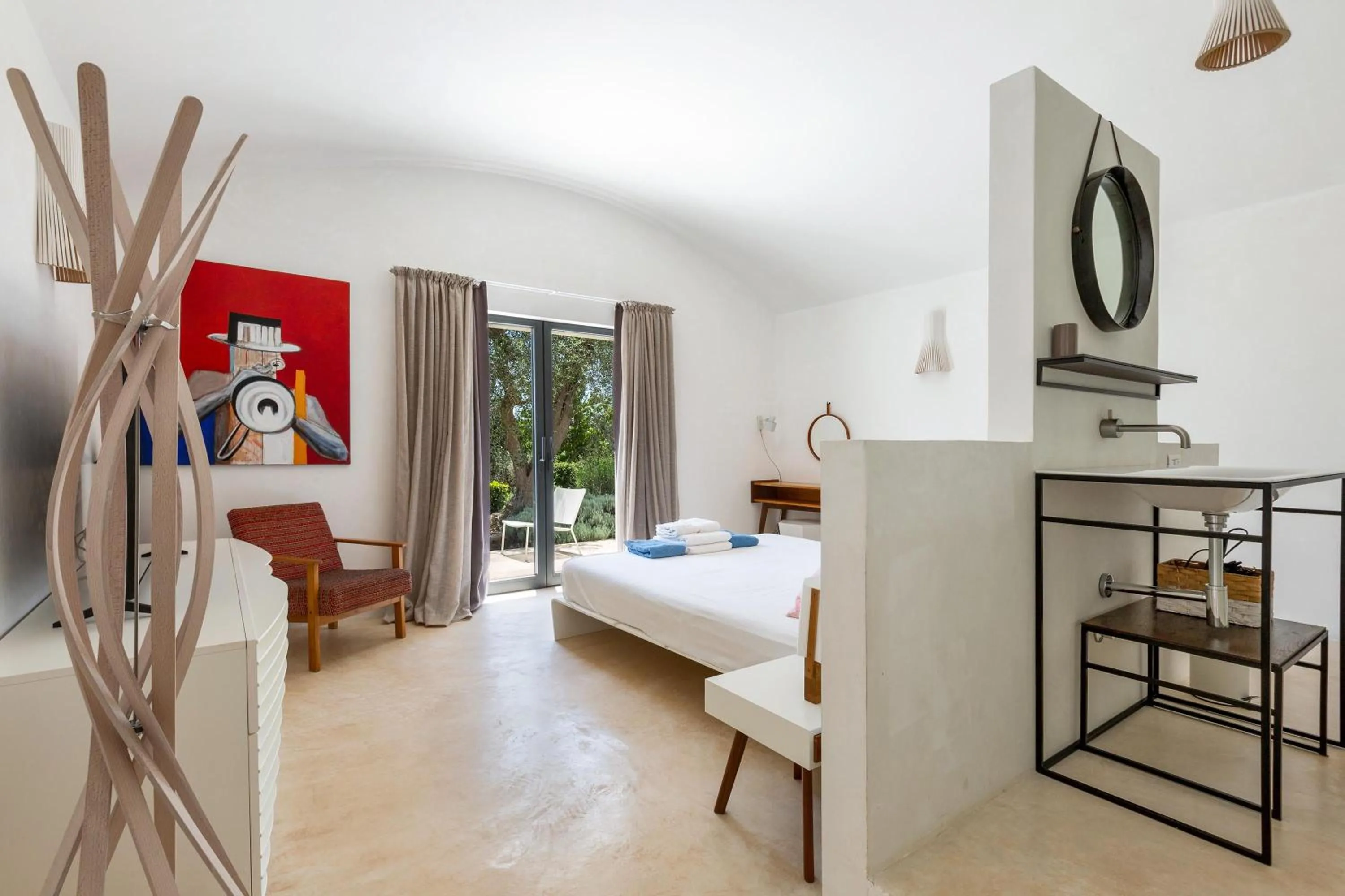 Bedroom, Bed in Le Ali Bianche by Perle di Puglia