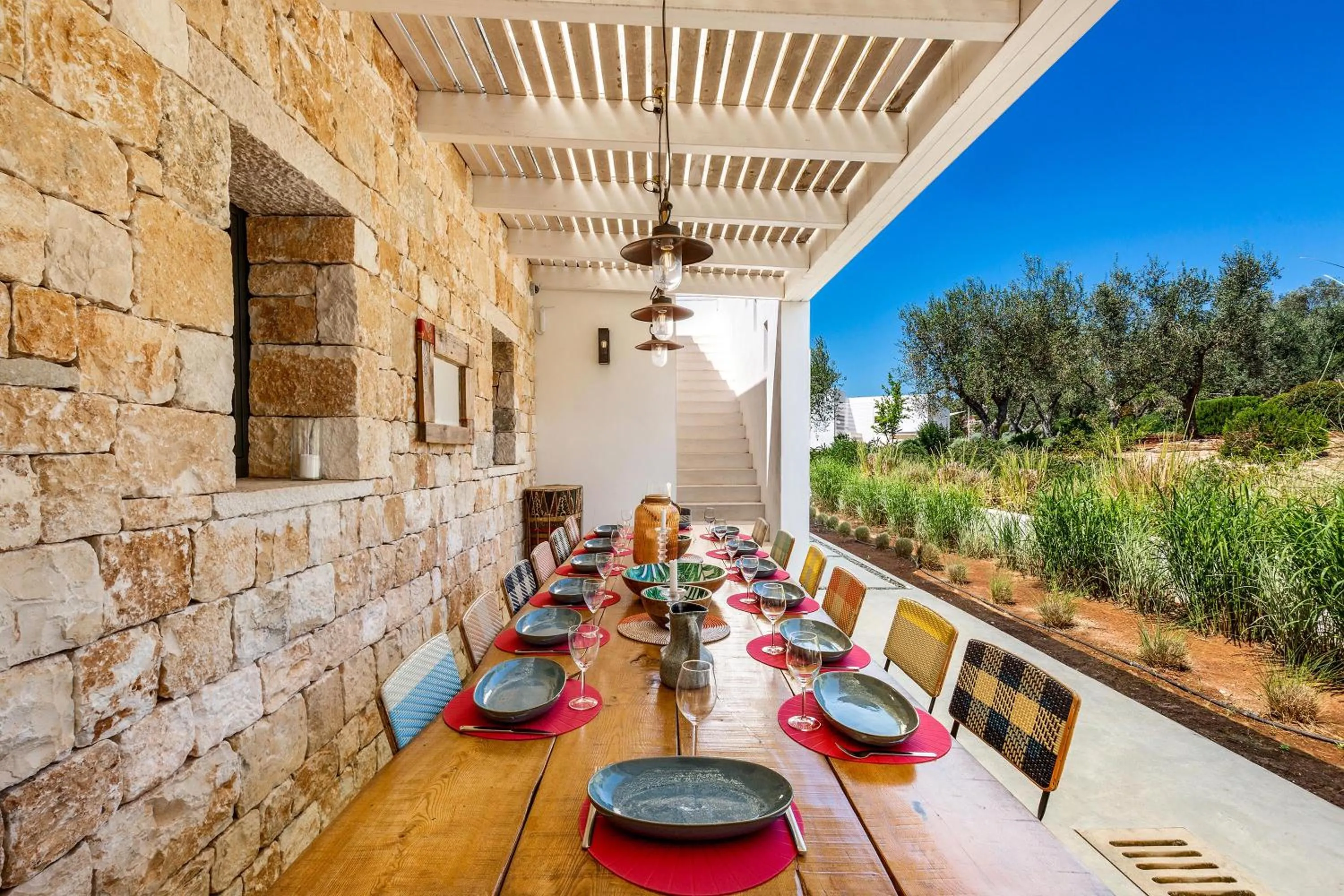 Garden view in Le Ali Bianche by Perle di Puglia