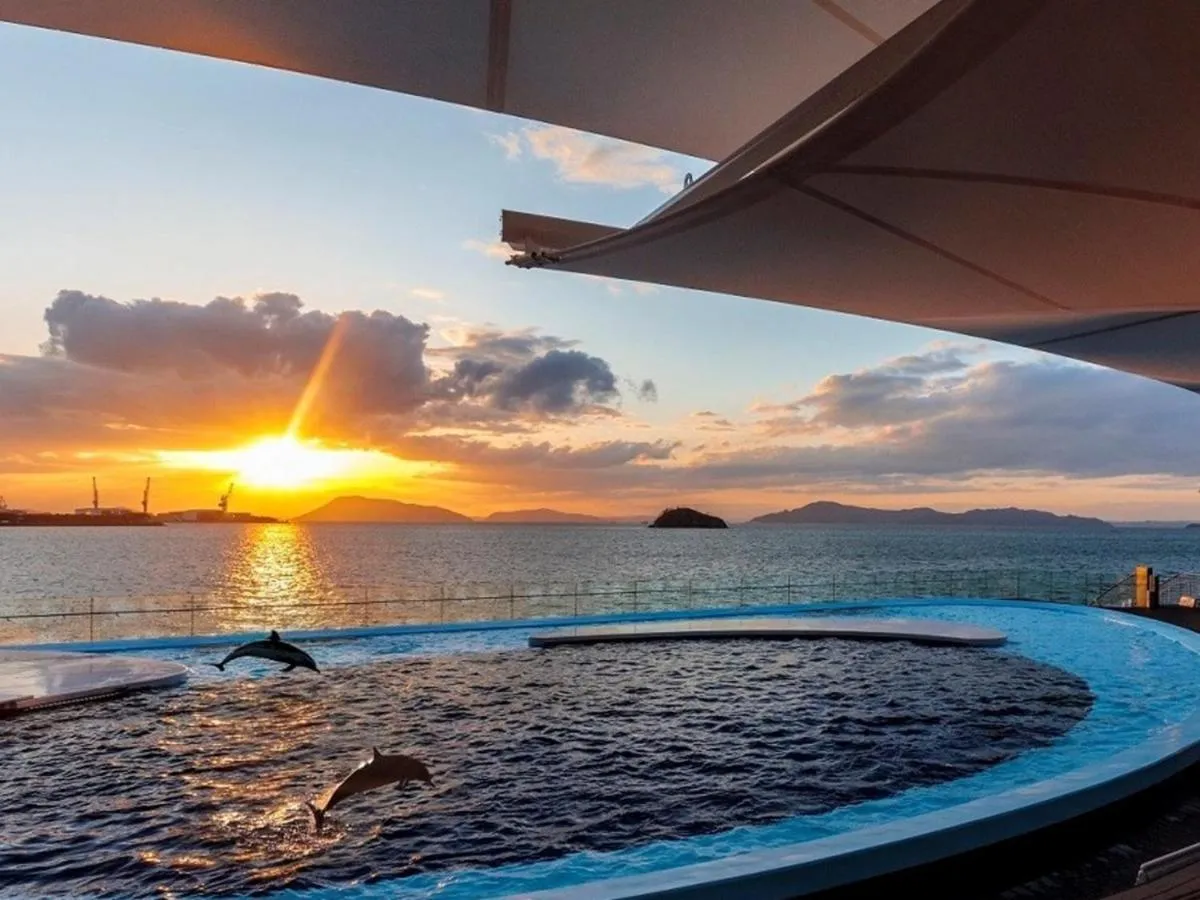 Nearby landmark in Zentsuji Grand Hotel