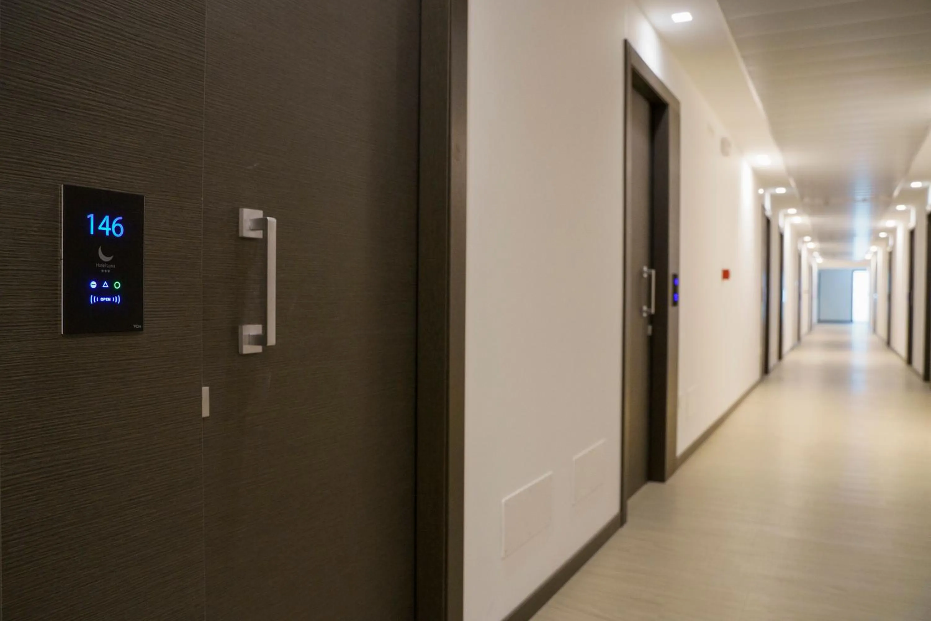 Property logo or sign in Hotel Luna