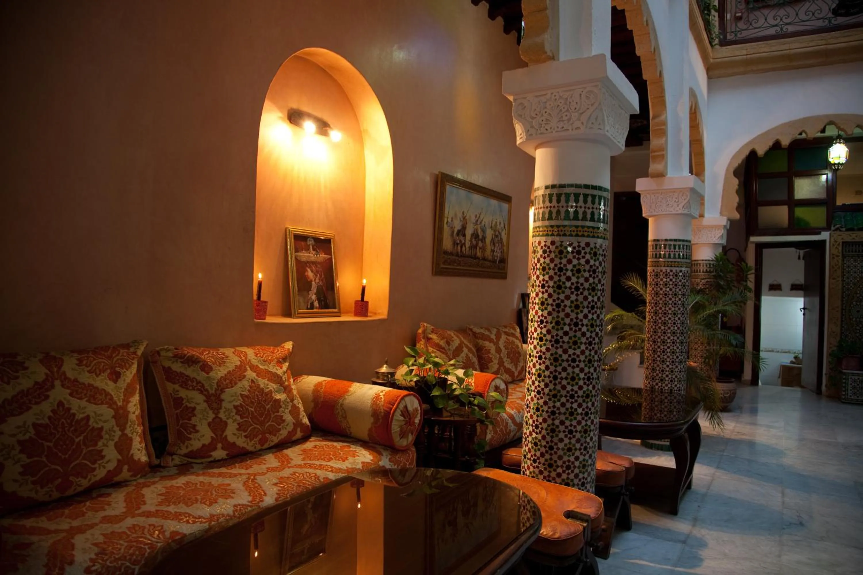 Decorative detail in Riad Dar Alia