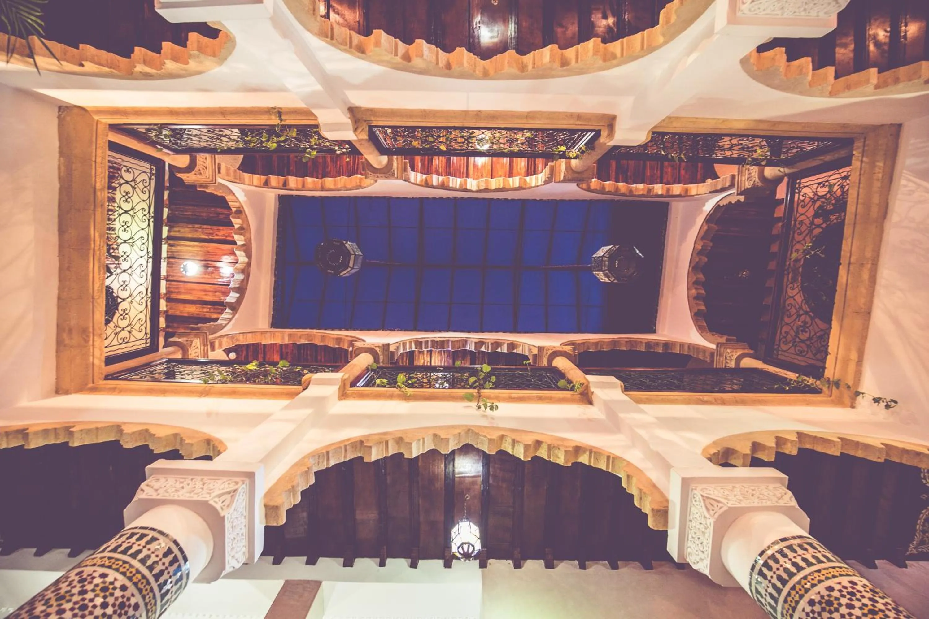 Decorative detail in Riad Dar Alia