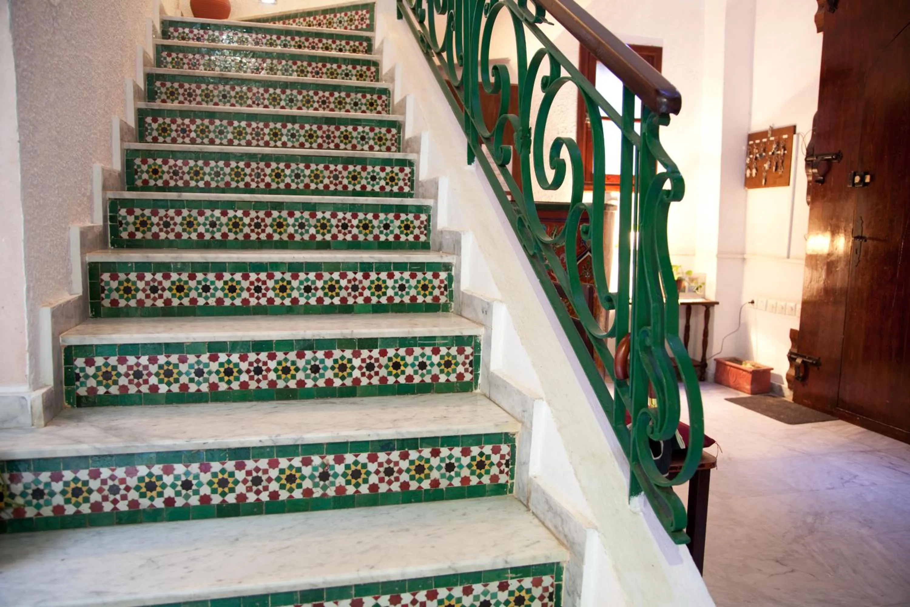 Decorative detail in Riad Dar Alia