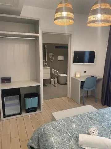 Bed in Hotel La Pergola di Venezia