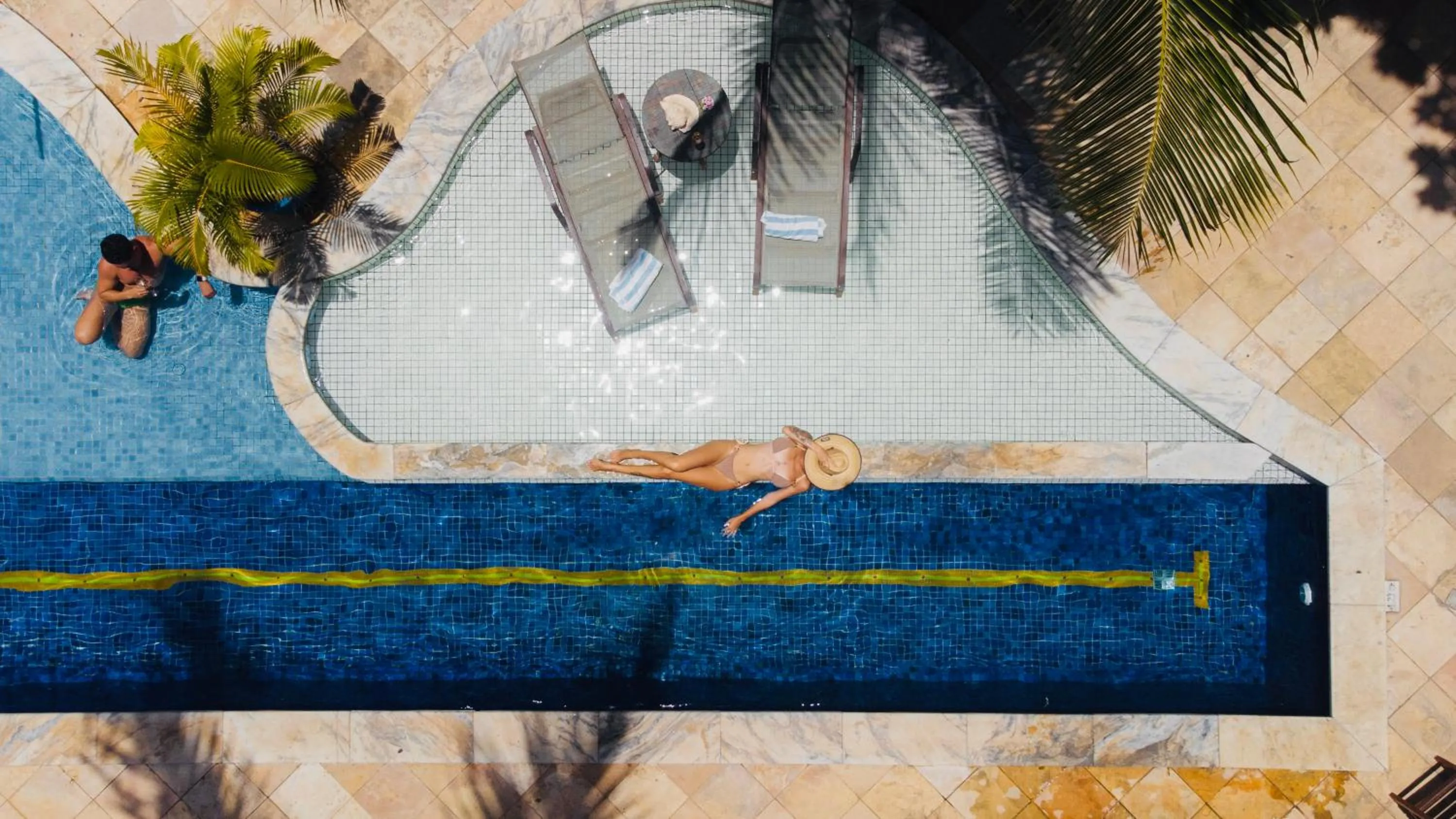 Swimming pool in ThalassaGarden Hotel - Pousada